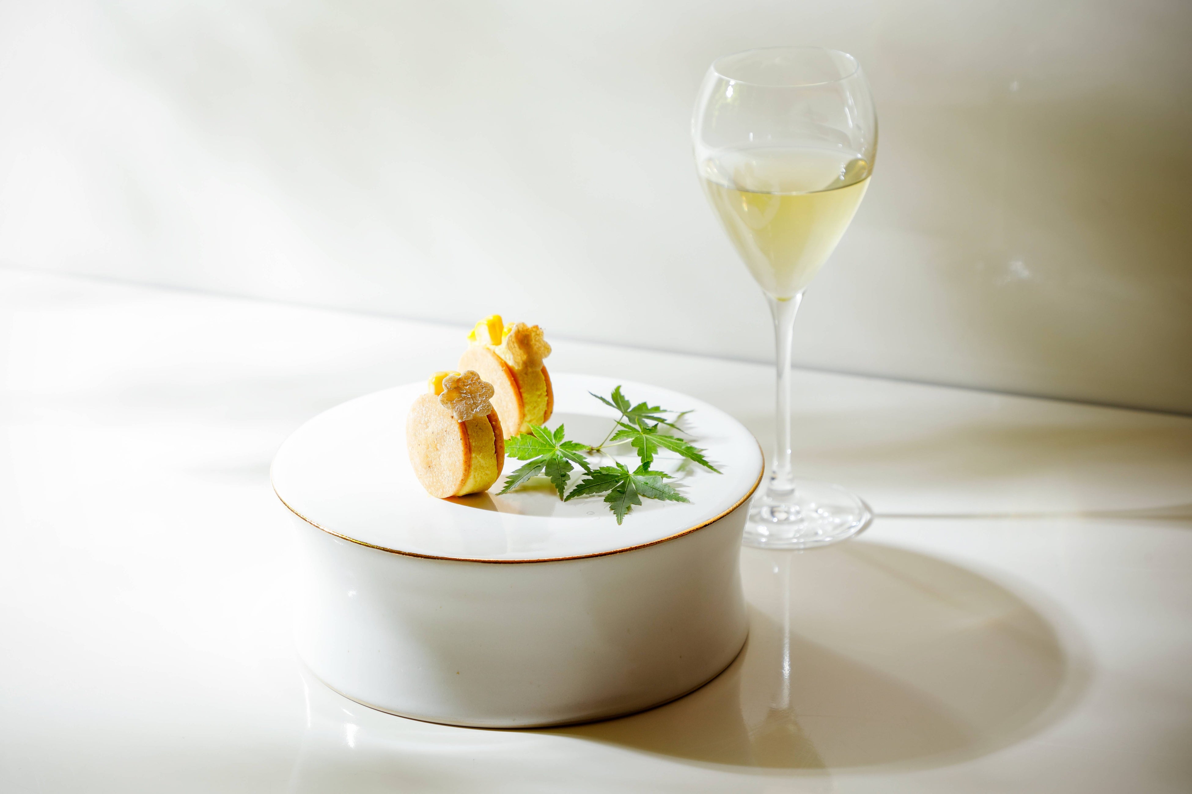 とうもろこしのサブレ、フレッシュレモングラスティー