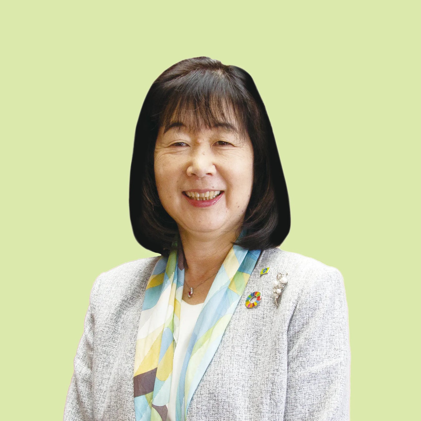 多古町町長 平山富子氏