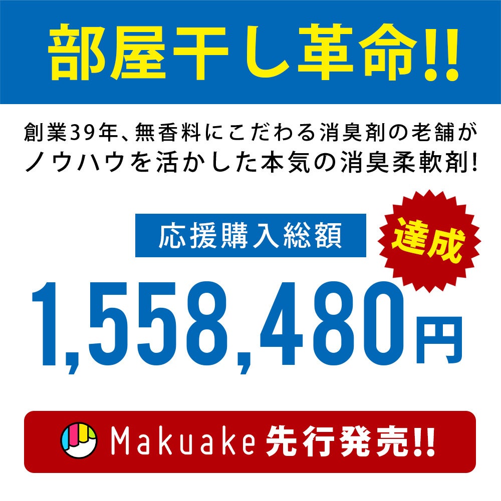 makuakeで目標達成
