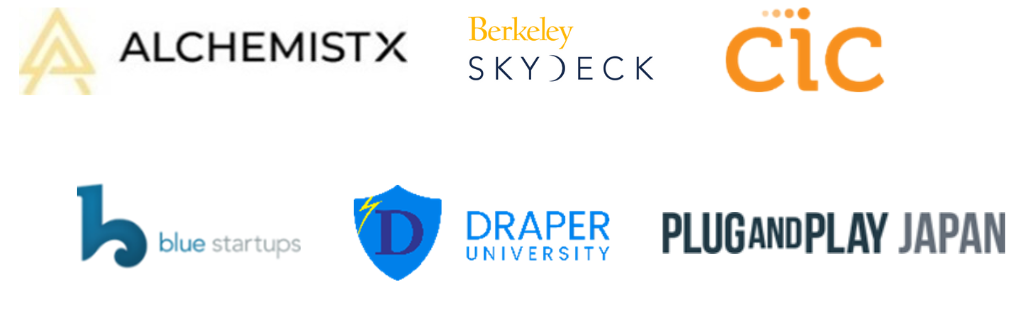 本年度各6コースを担当するアクセラレーター