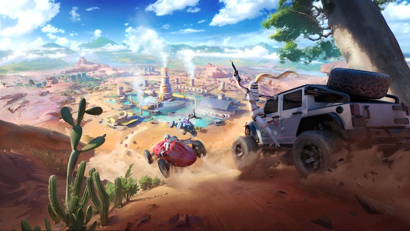 「荒野行動」新マップ「ワイルドオアシス」が登場!8000m×8000mの広大な砂漠で戦術の幅が広がる 「荒野行動」新マップ「ワイルドオアシス」が登場!8000m×8000mの広大な砂漠で戦術の幅が広がる