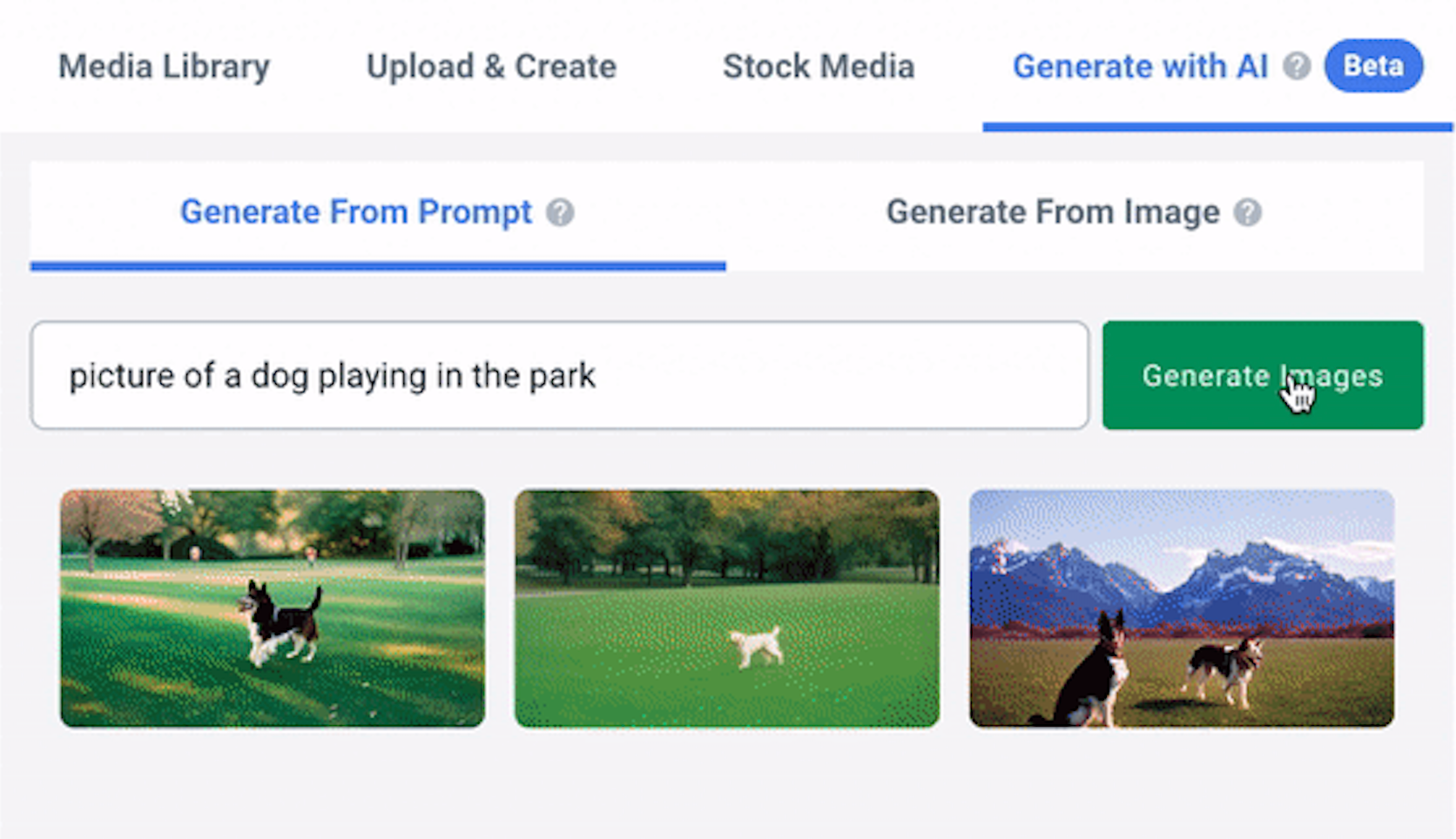 AIを活用した広告クリエイティブの自動生成イメージ