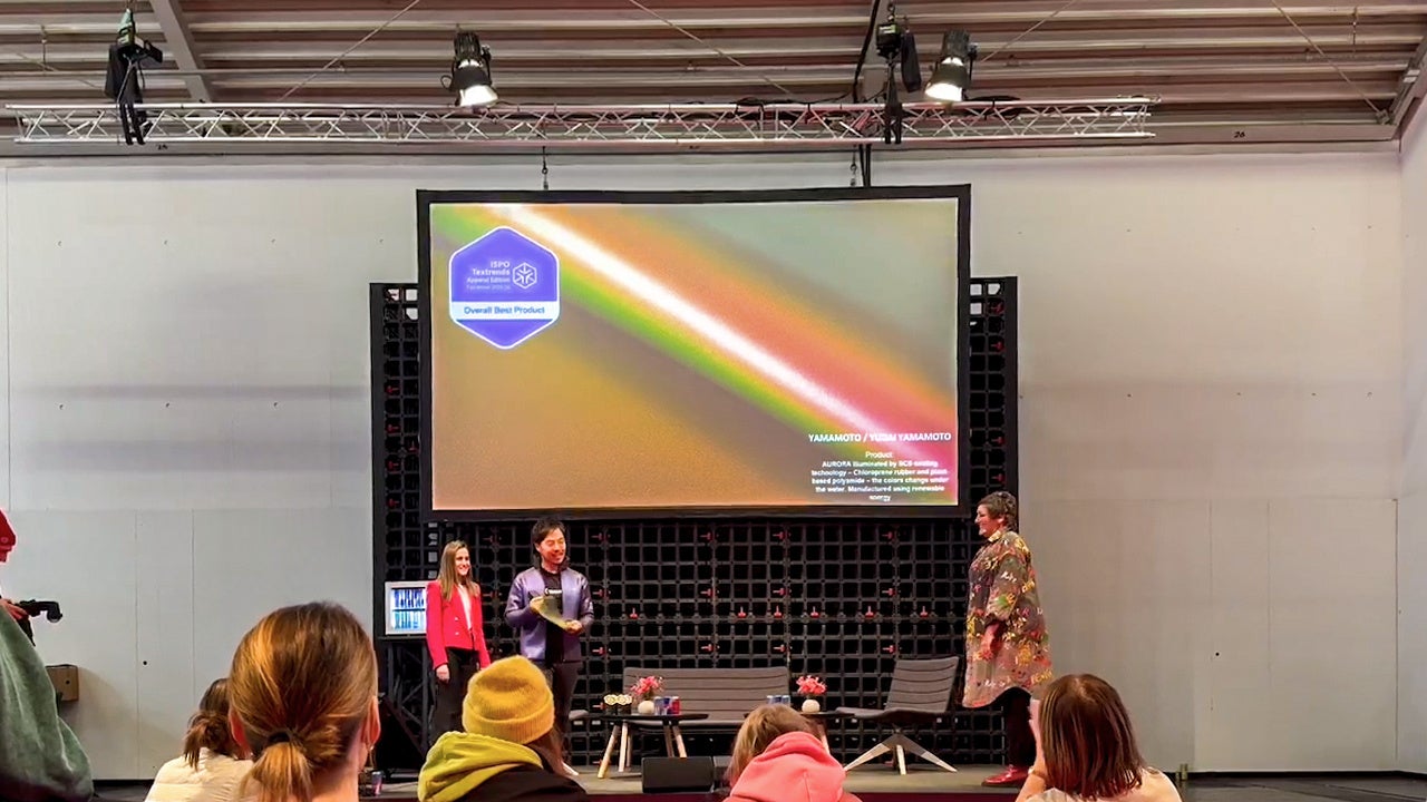ISPO Textrends - Award ceremony（ドイツ・ミュンヘン）