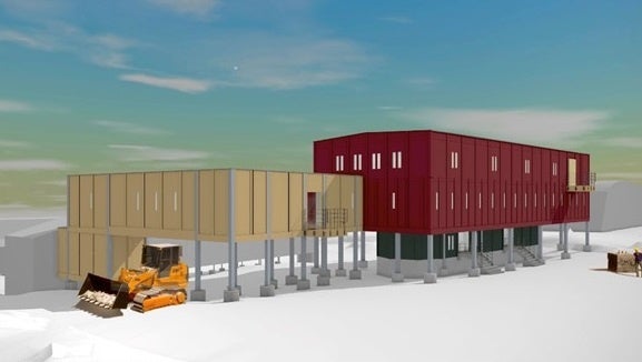 新夏期隊員宿舎均しコンクリート工事