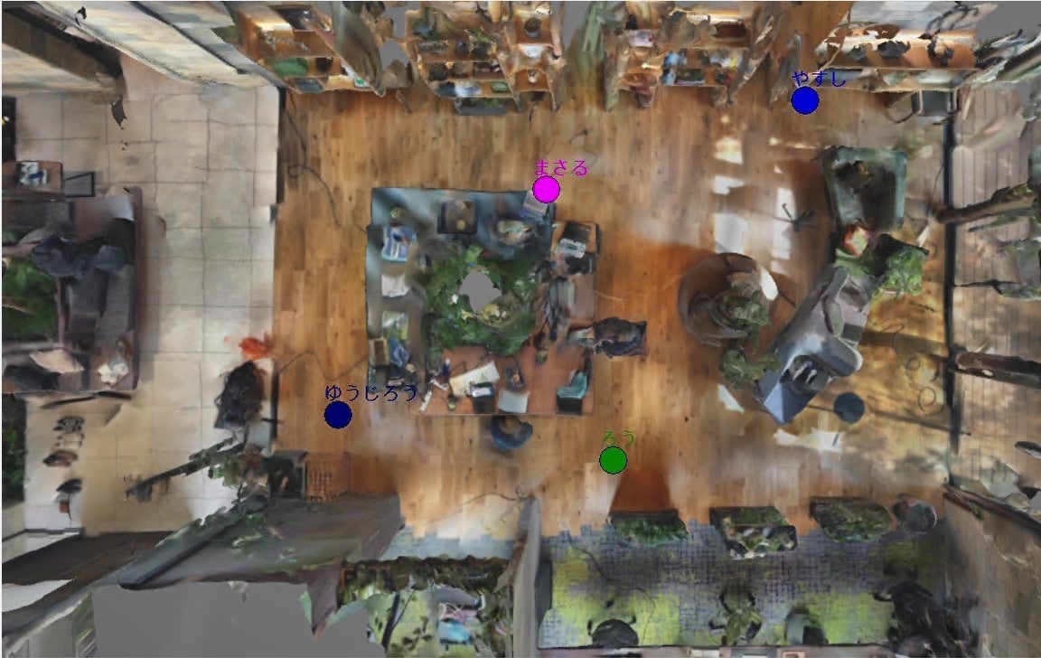 図4：俯瞰マップによる常時認証のイメージ