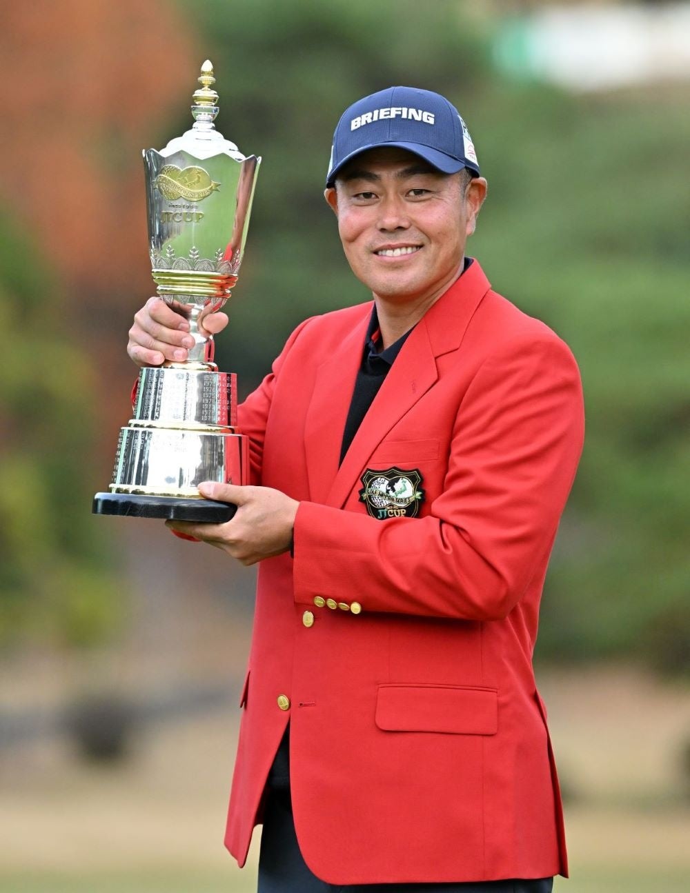 昨年の大会で優勝した谷原秀人選手