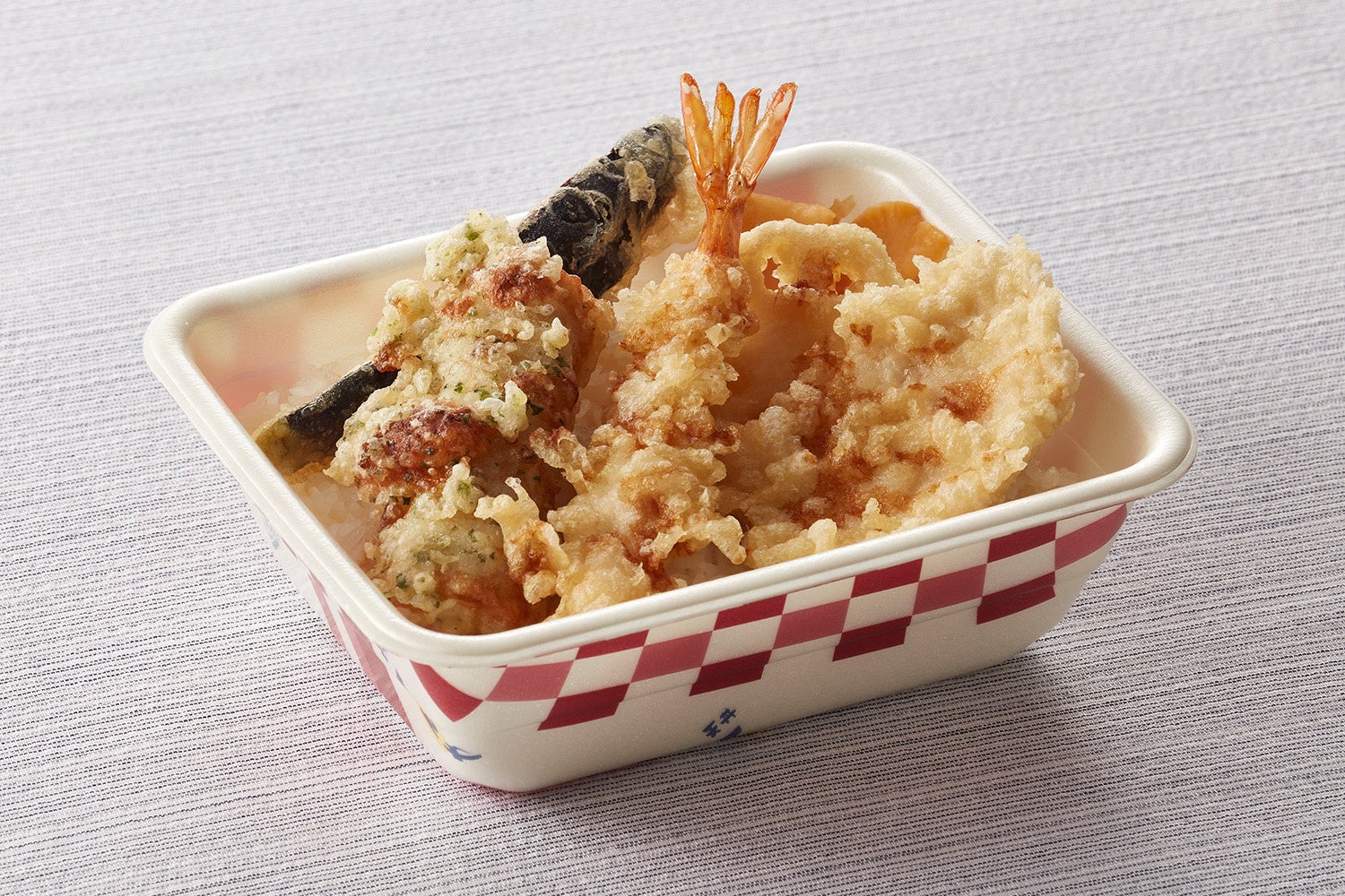 海老・とり天・ちくわ磯辺揚げ・なす・れんこん