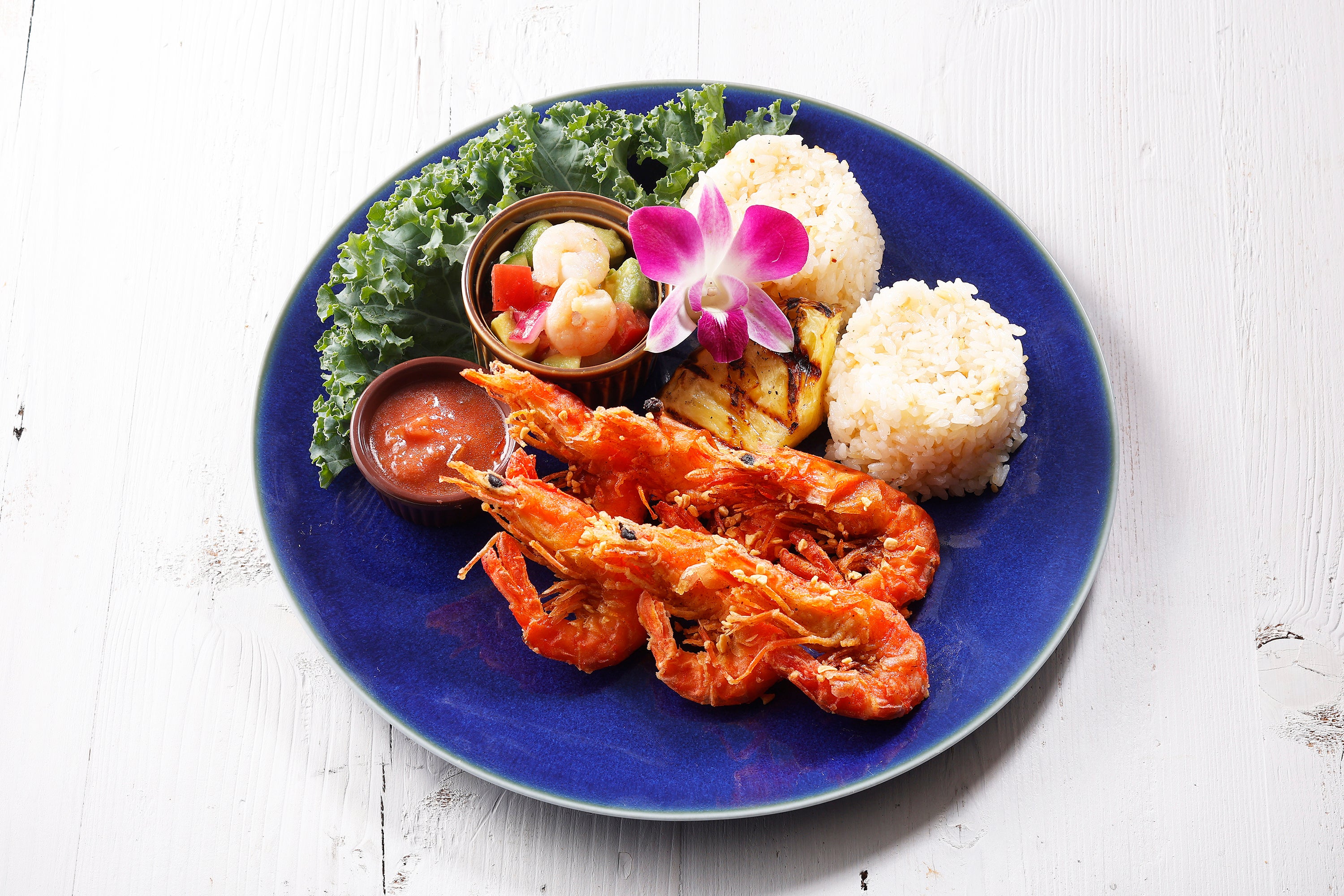 新品 ハワイアン ゴールドプレートセット ハワイロスの人が東京近郊からも来店 築地発！「ハワイアンプレート