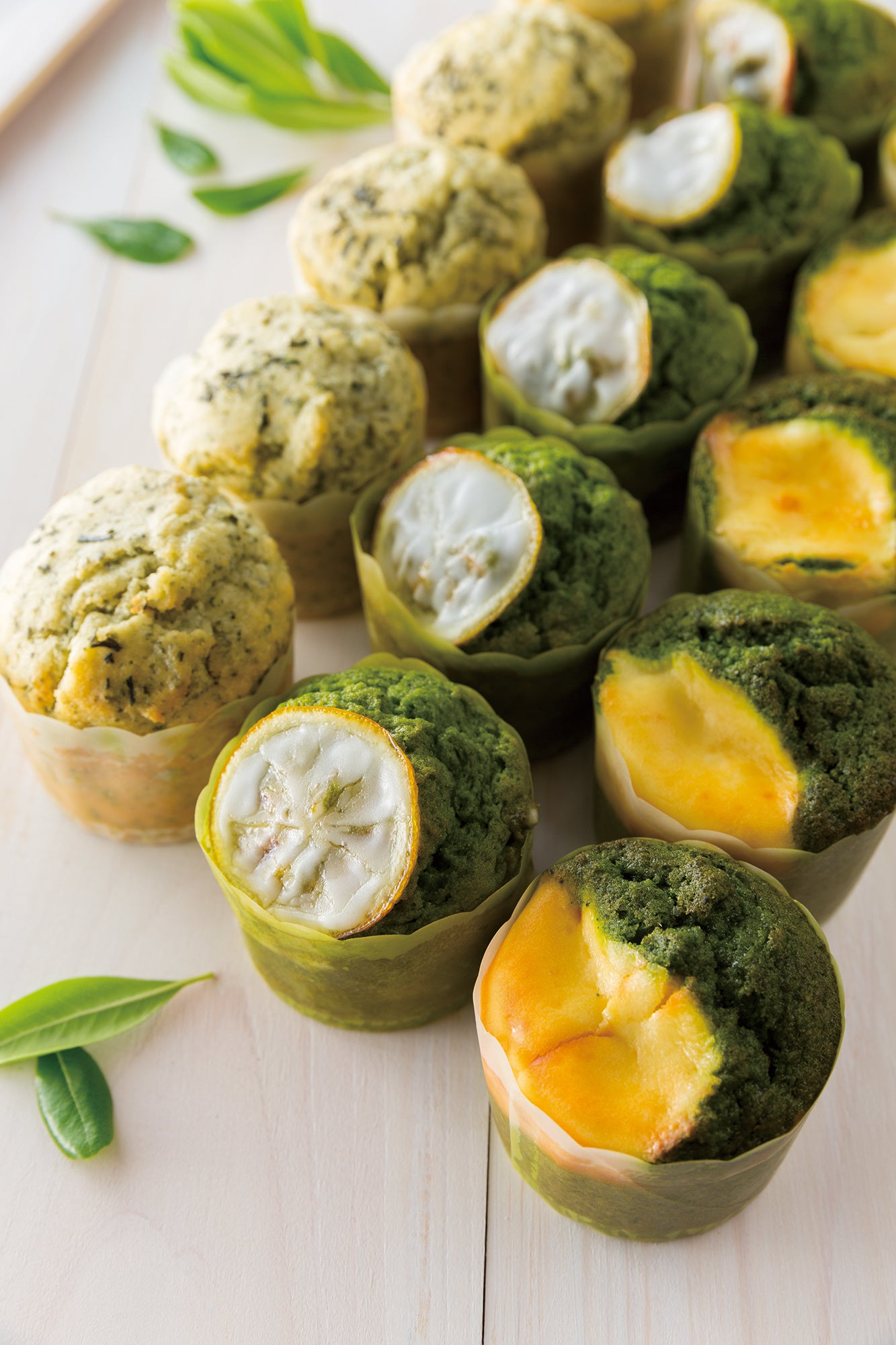 ご当地マフィンイメージ（福岡県産八女茶）