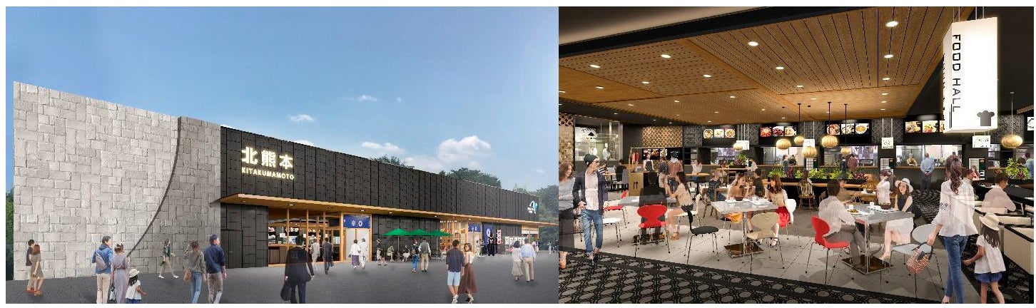 E3 九州自動車道 北熊本SA(上り線:福岡方面)2024年12月18日(水)にリニューアルオープン!