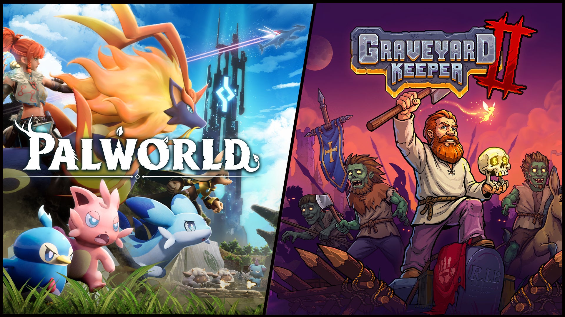 『パルワールド』&『Graveyard Keeper 2』Steamバンドル発売!10%OFF! 『パルワールド』&『Graveyard Keeper 2』Steamバンドル発売!10%OFF!