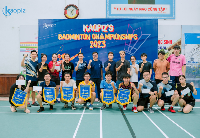 KAOPIZ’S BADMINTON CHAMPIONSHIPS 2023も開催しました