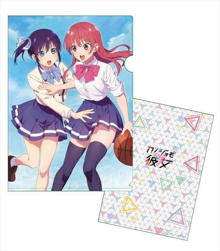 カノジョも彼女 購入特典 ブロマイド&イラストカード&ペーパー 水瀬渚セット3 シーズナルプランツより、『カノジョも彼女』クリアファイル【佐
