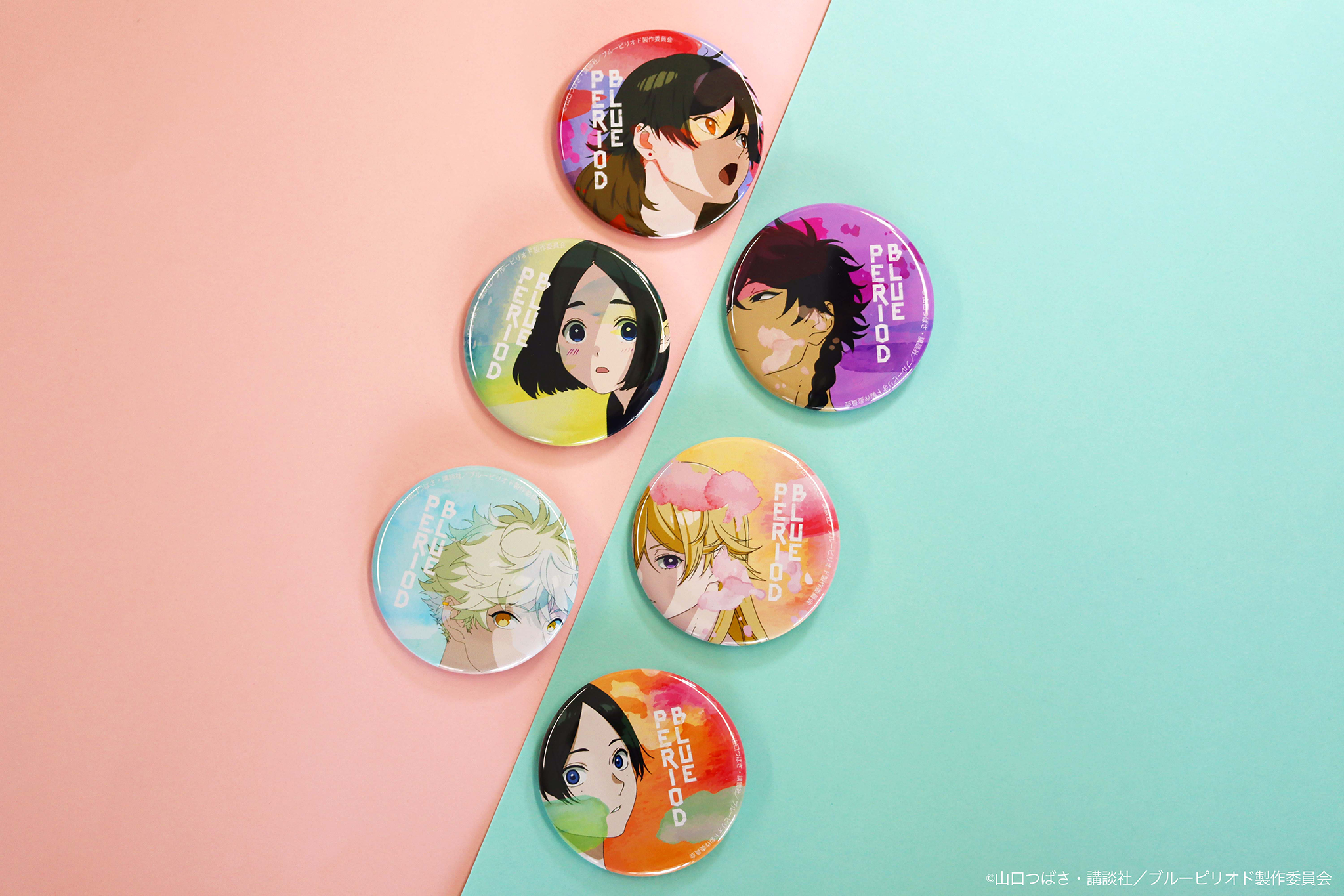 エンスカイより、『ブルーピリオド』おまんじゅうにぎにぎマスコット