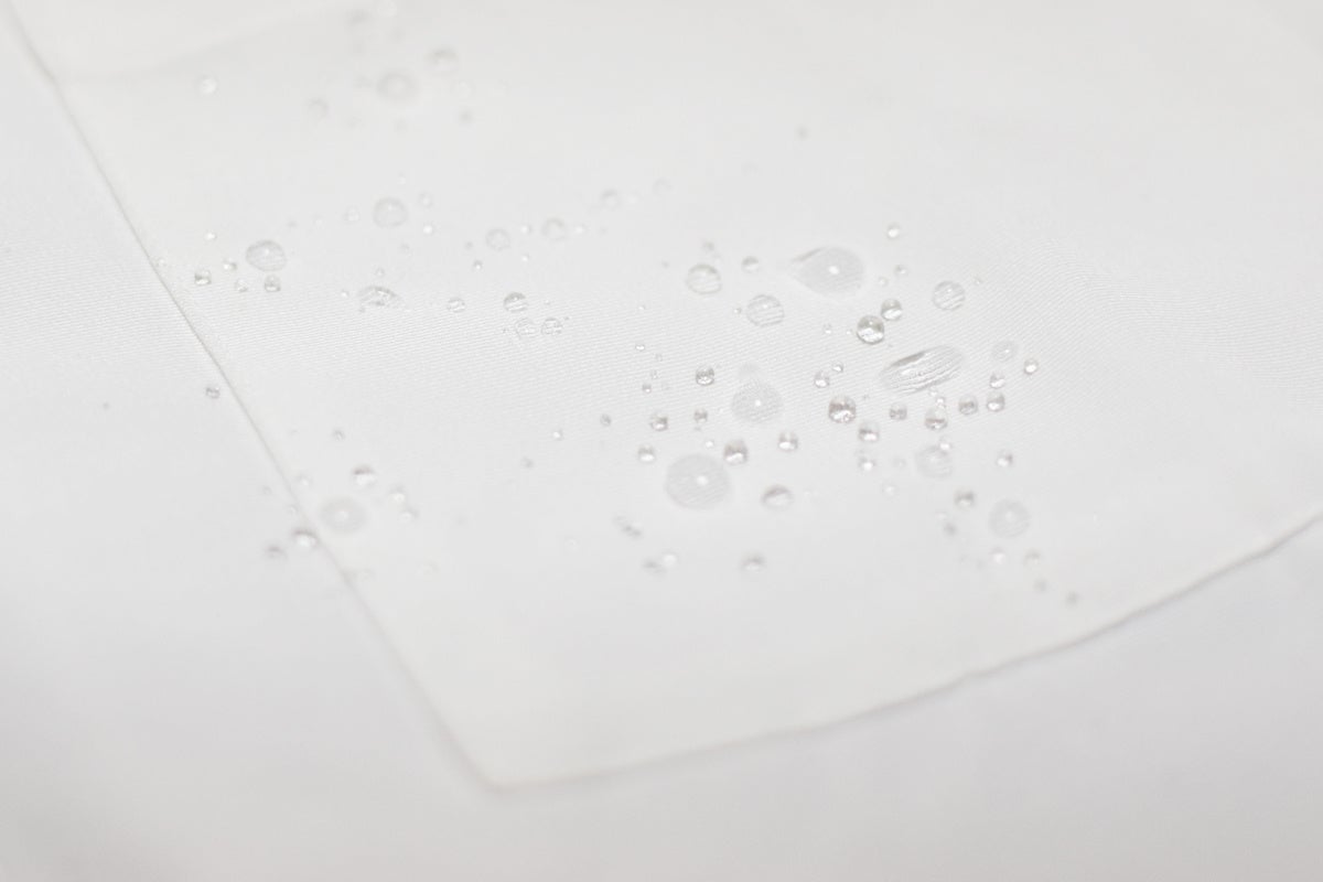 しっかりと水を弾きます。