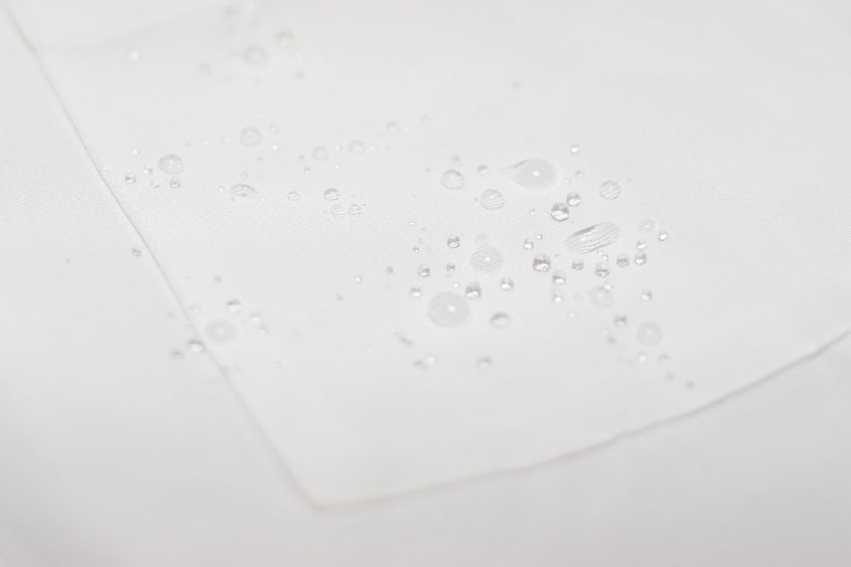 しっかりと水を弾きます。