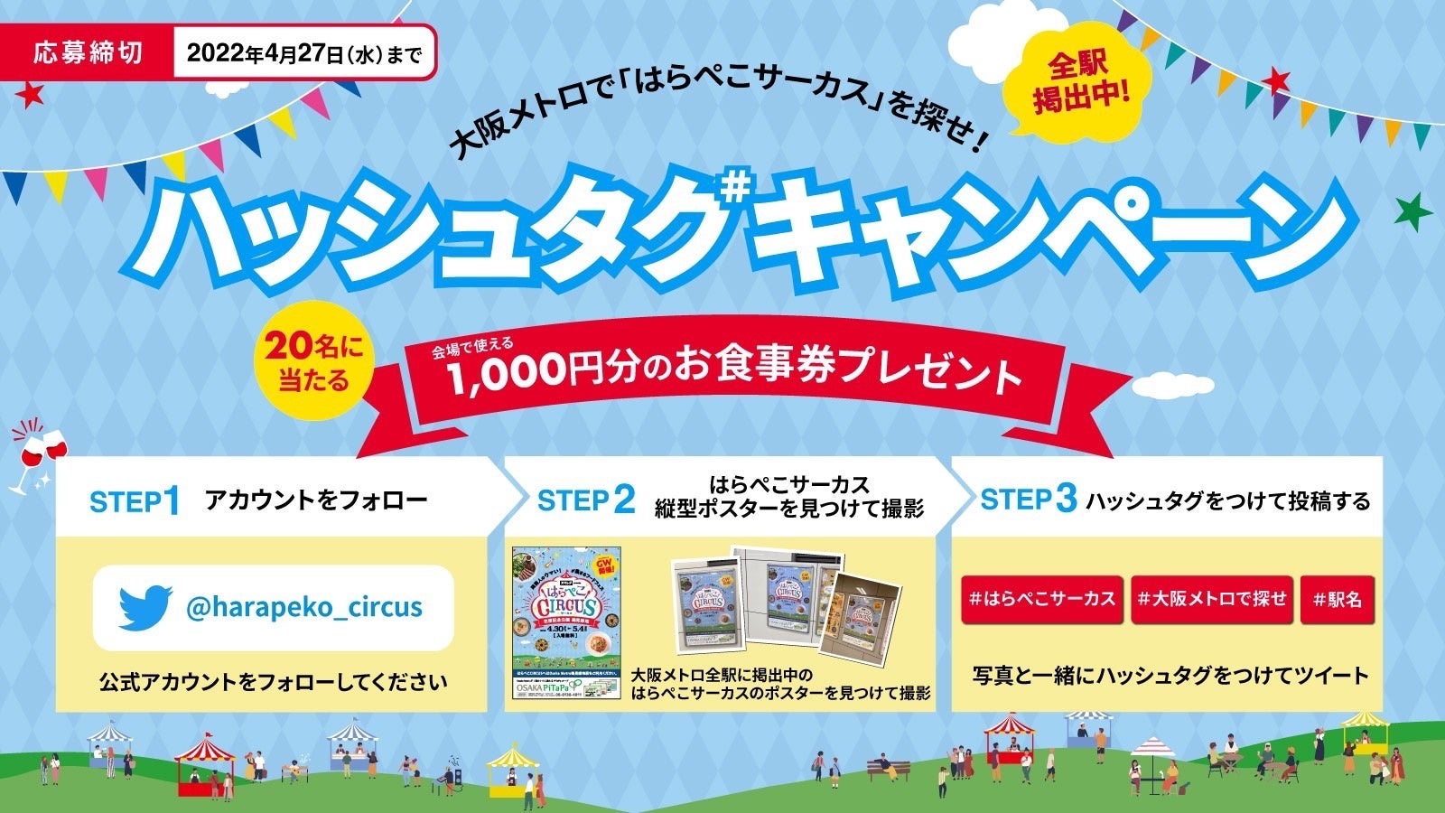スマレジpresentsのフードフェス「はらぺこCIRCUS」 出店店舗 全店舗と