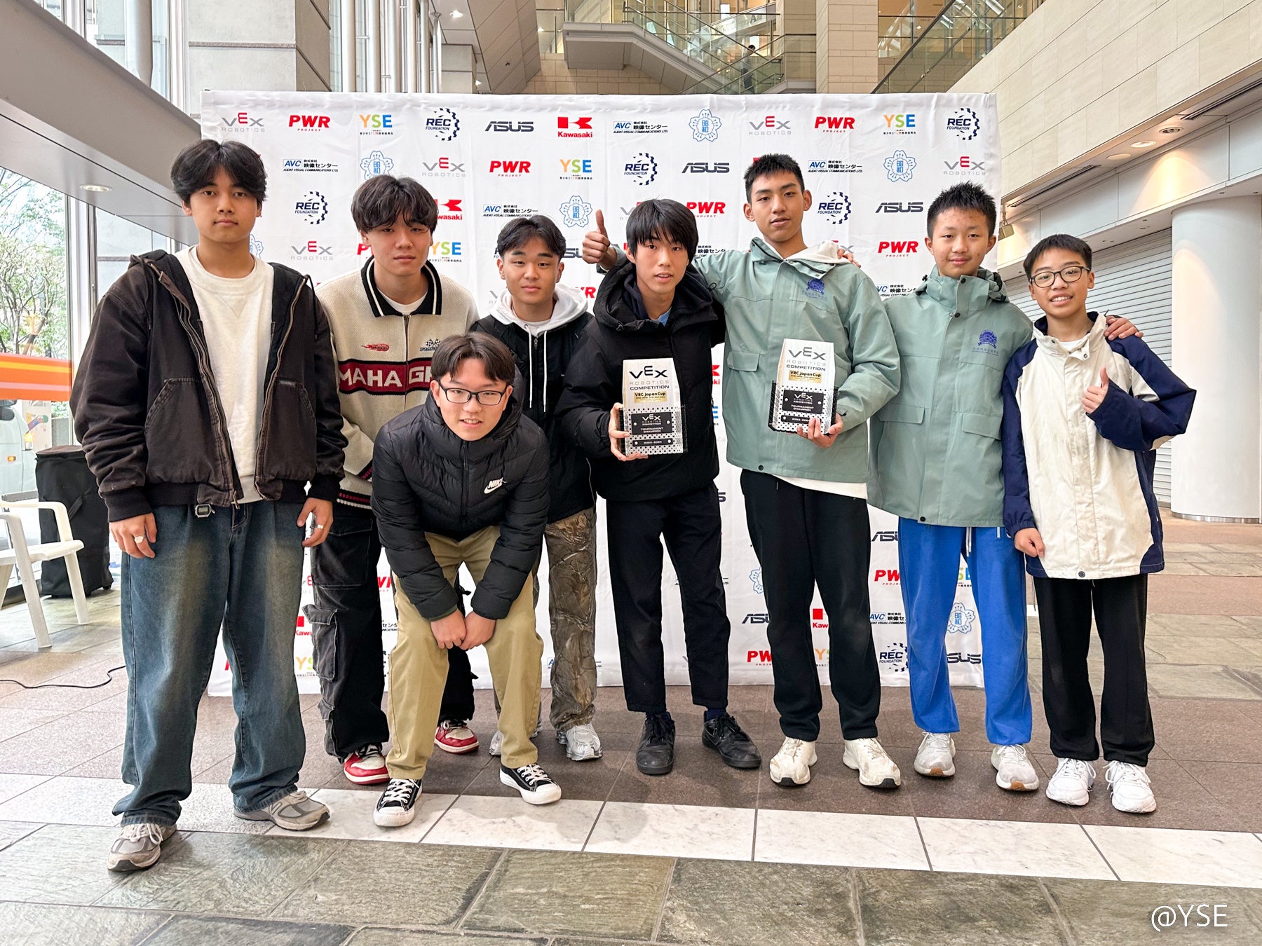 トーナメント チャンピオン 受賞  7090A  Nanhai Bilingual School & 901A   The American School in Japan