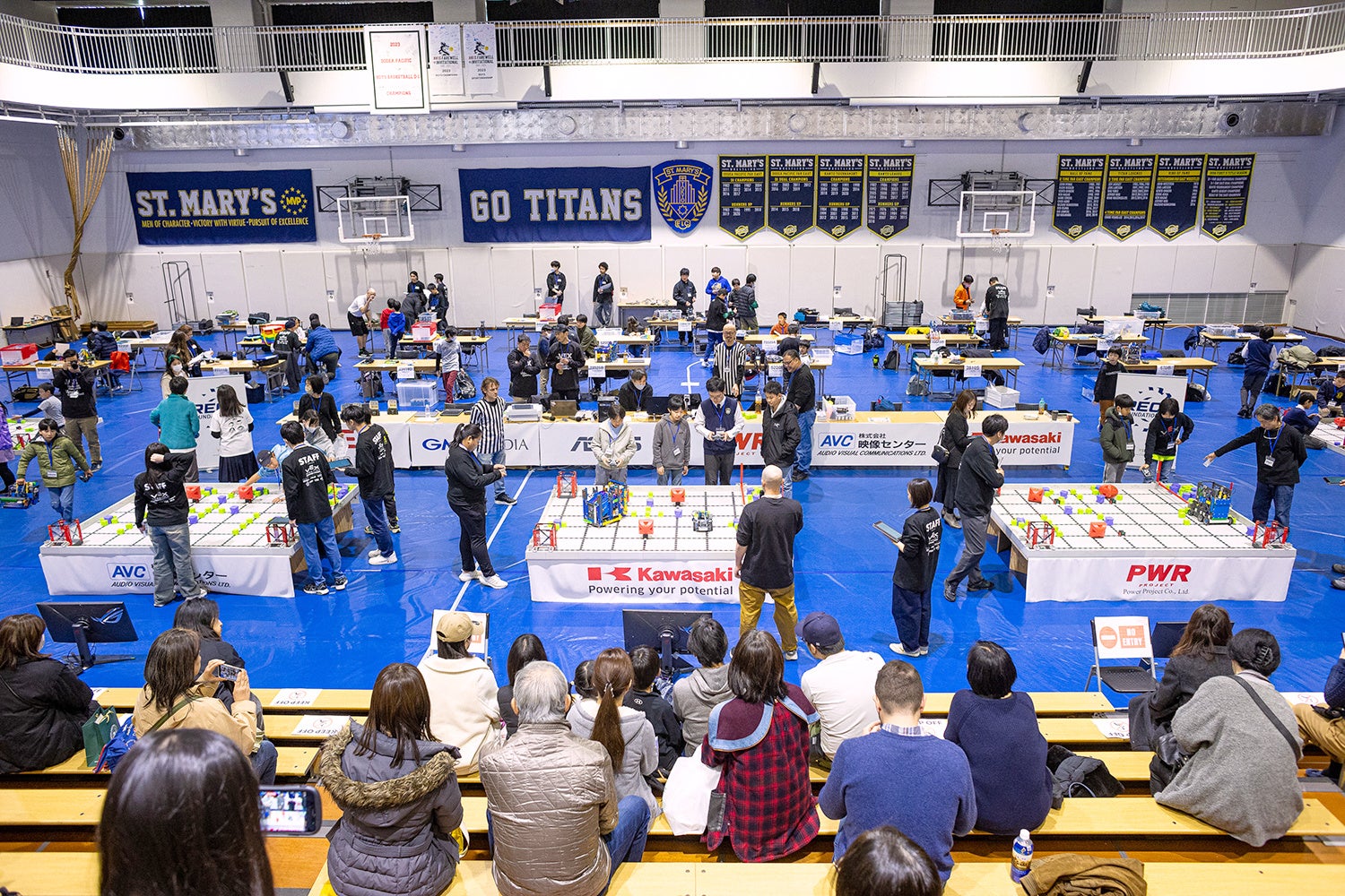 VEX IQ競技会の原点でもあるセントメリーズインターナショナルスクールが会場となったのは実に4年振り