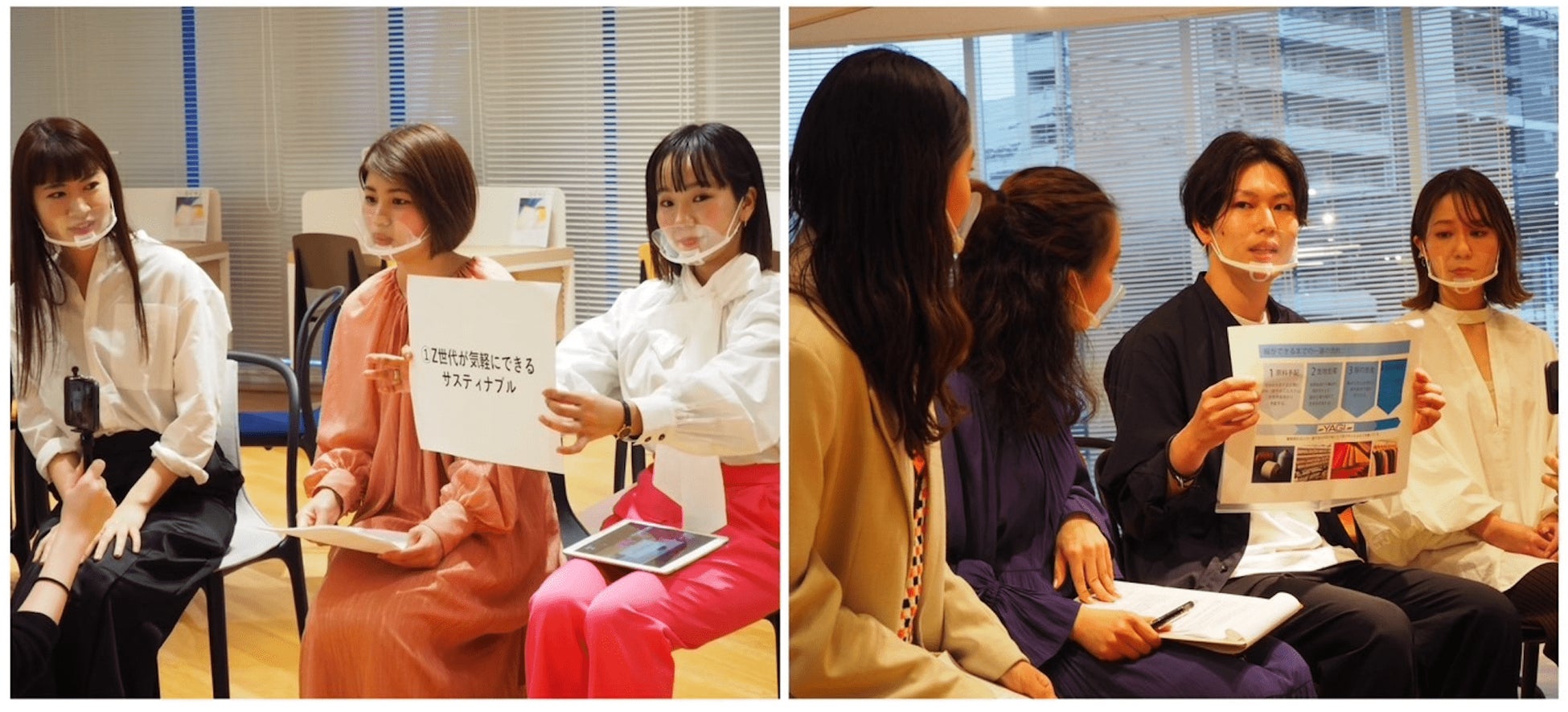 過去開催したオンラインイベントにてトークショーを実施した様子