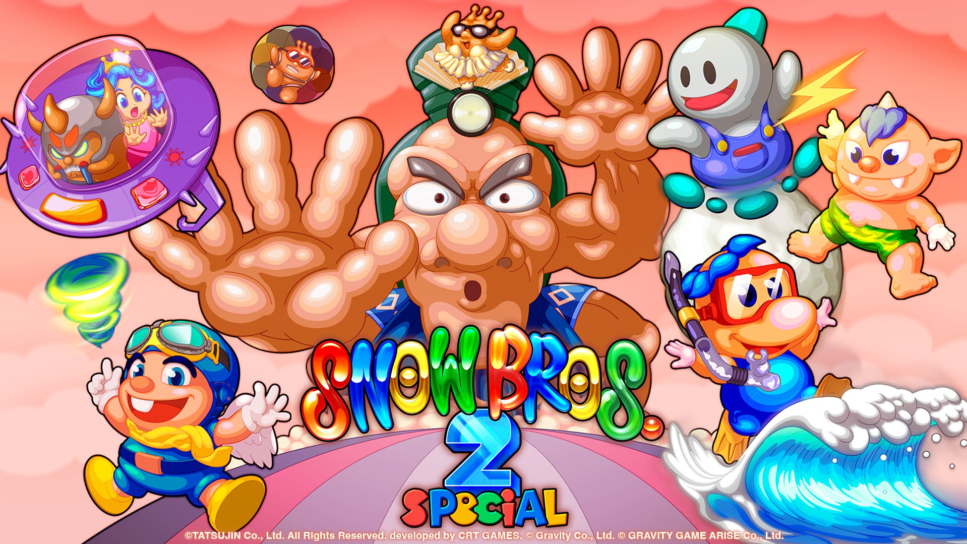 SNOW BROS. 2 SPECIAL Switch版、発売延期…4/24に! SNOW BROS. 2 SPECIAL Switch版、発売延期…4/24に!