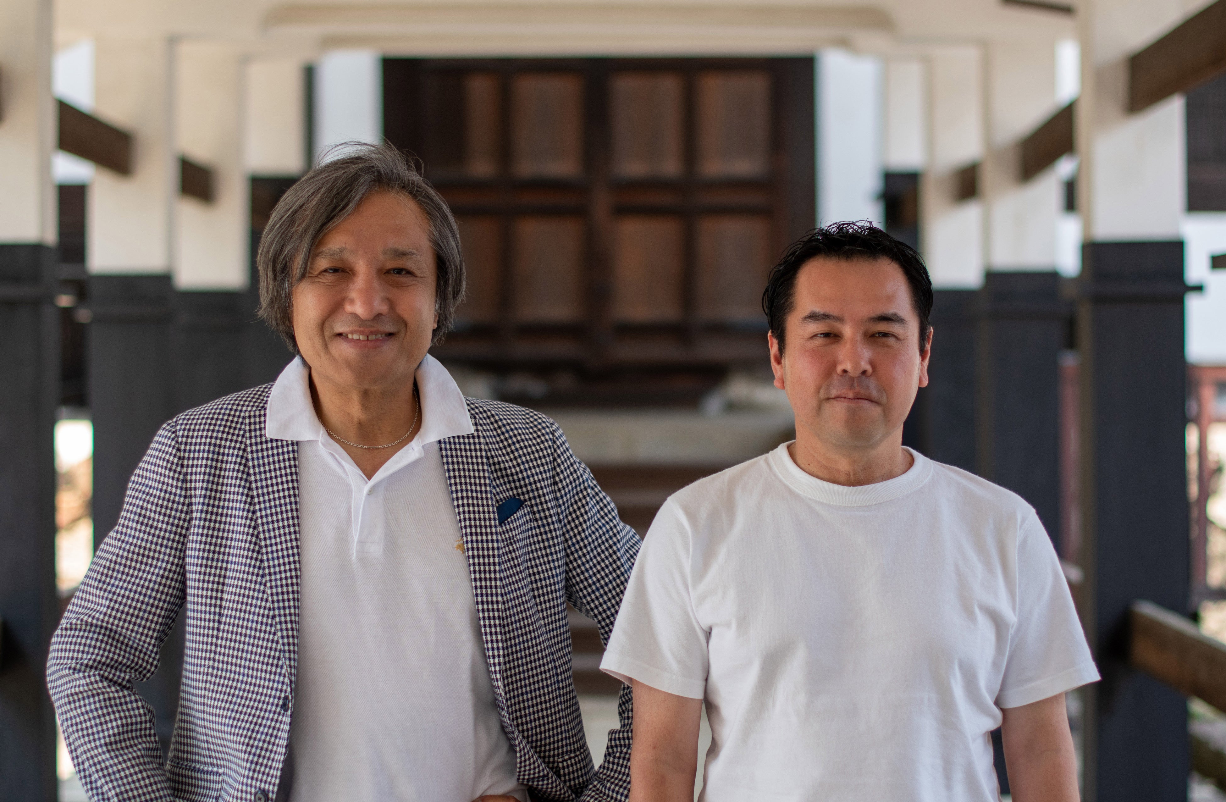 左が榎本信之、右が麻田風児