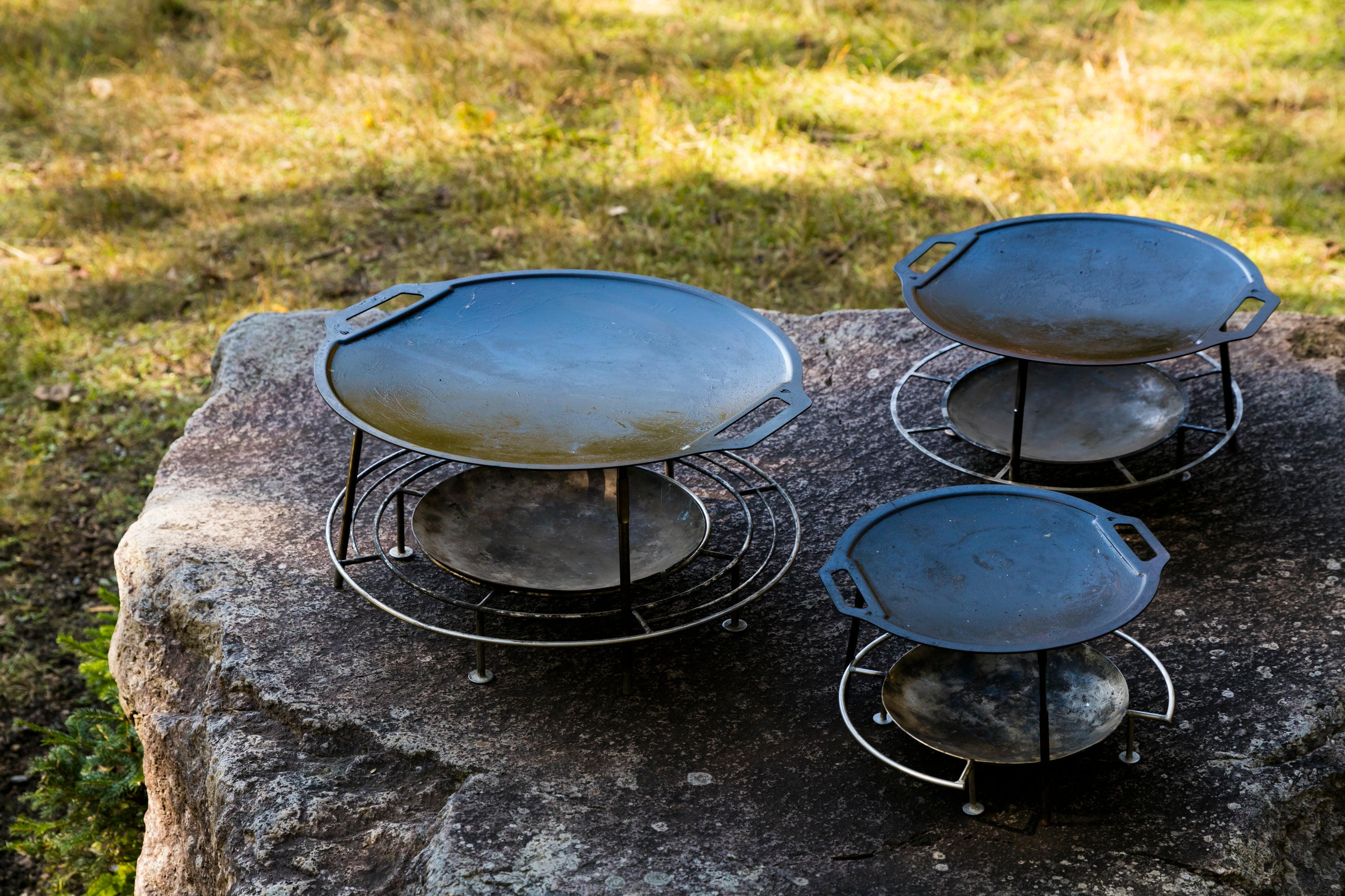 タキビズムの焚き火台やグランドトランクのハンモックなどもレンタル可能