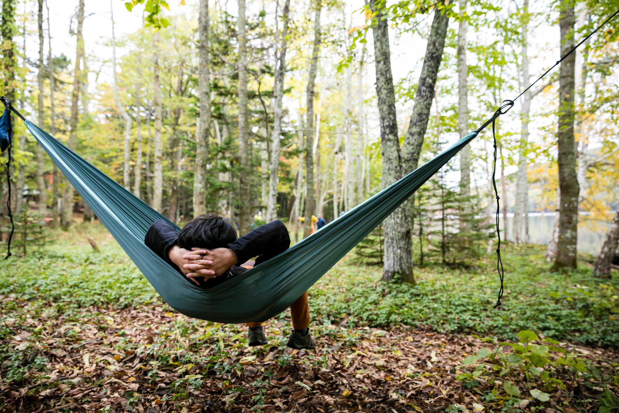 タキビズムの焚き火台やグランドトランクのハンモックなどもレンタル可能