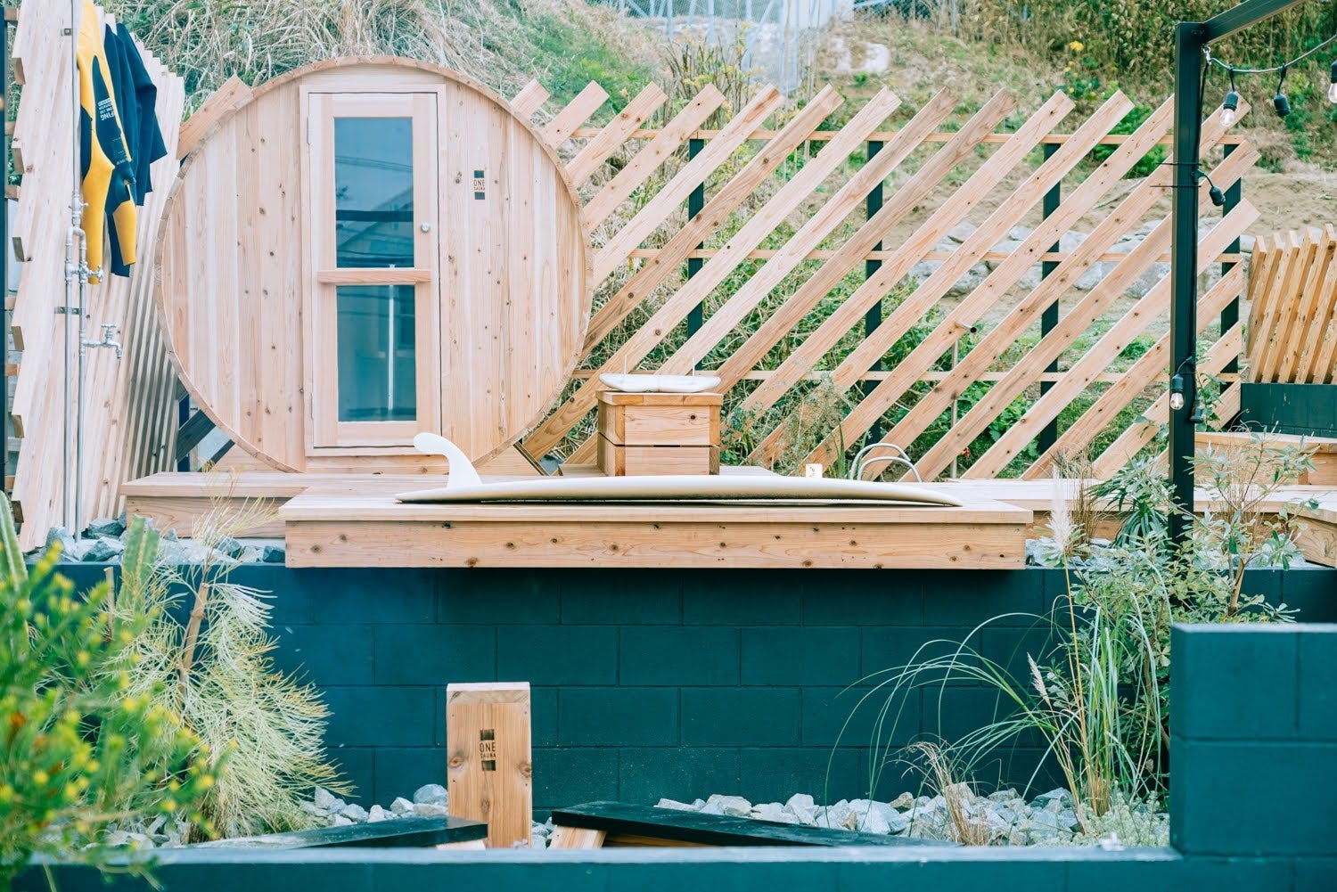 ONE SAUNA の提供するバレルサウナ