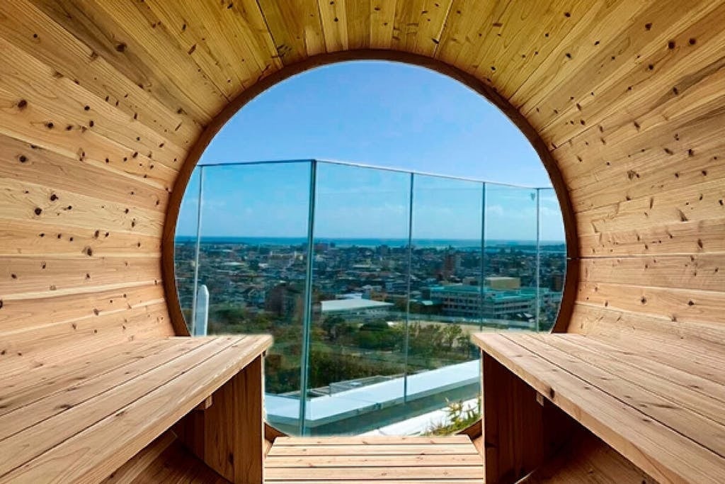 バレルサウナ、パノラマビューモデル