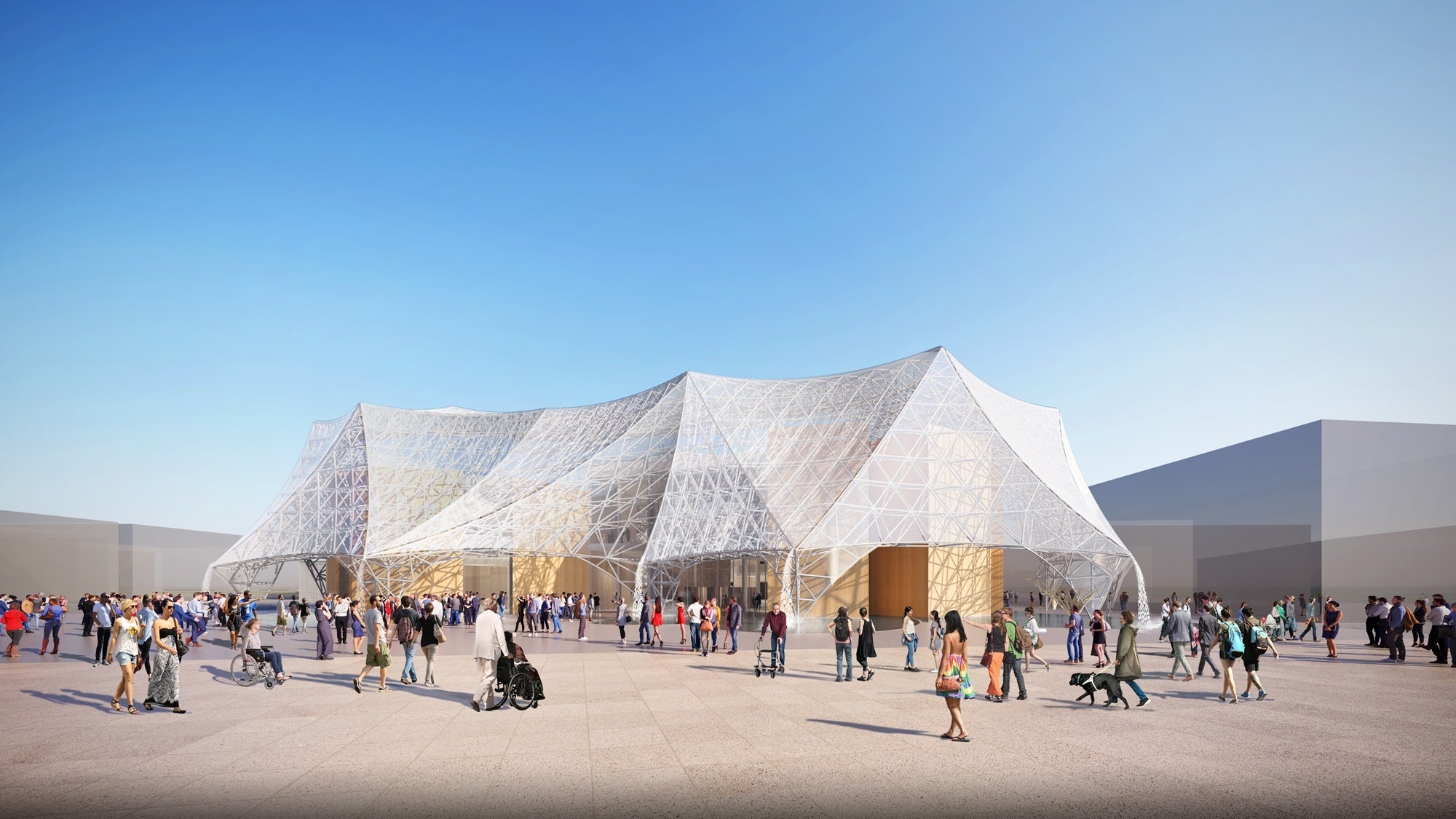 ＜参考＞大阪パビリオンのイメージ　出典：大阪パビリオン出展基本計画