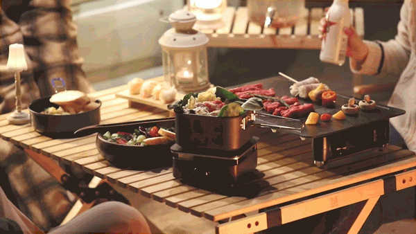 グループキャンプやソロキャンプでも