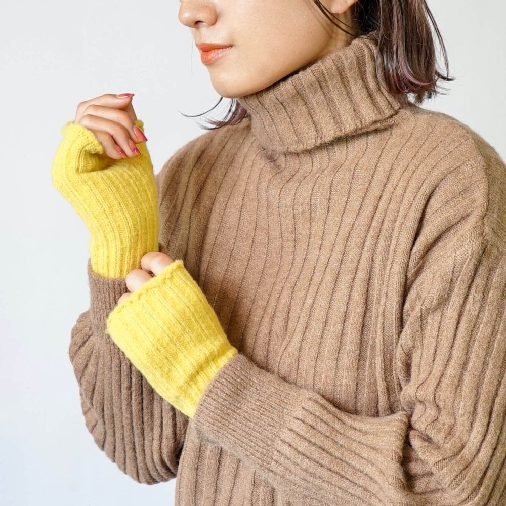 マシュマロアームウォーマー イエロー