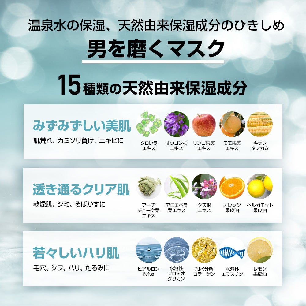 新商品】男性化粧品ブランドREDEN（リデン）から温泉水を使用