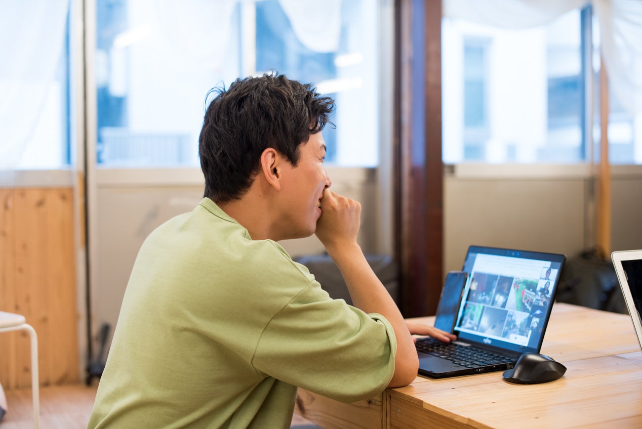 リモートで写真対話を実施