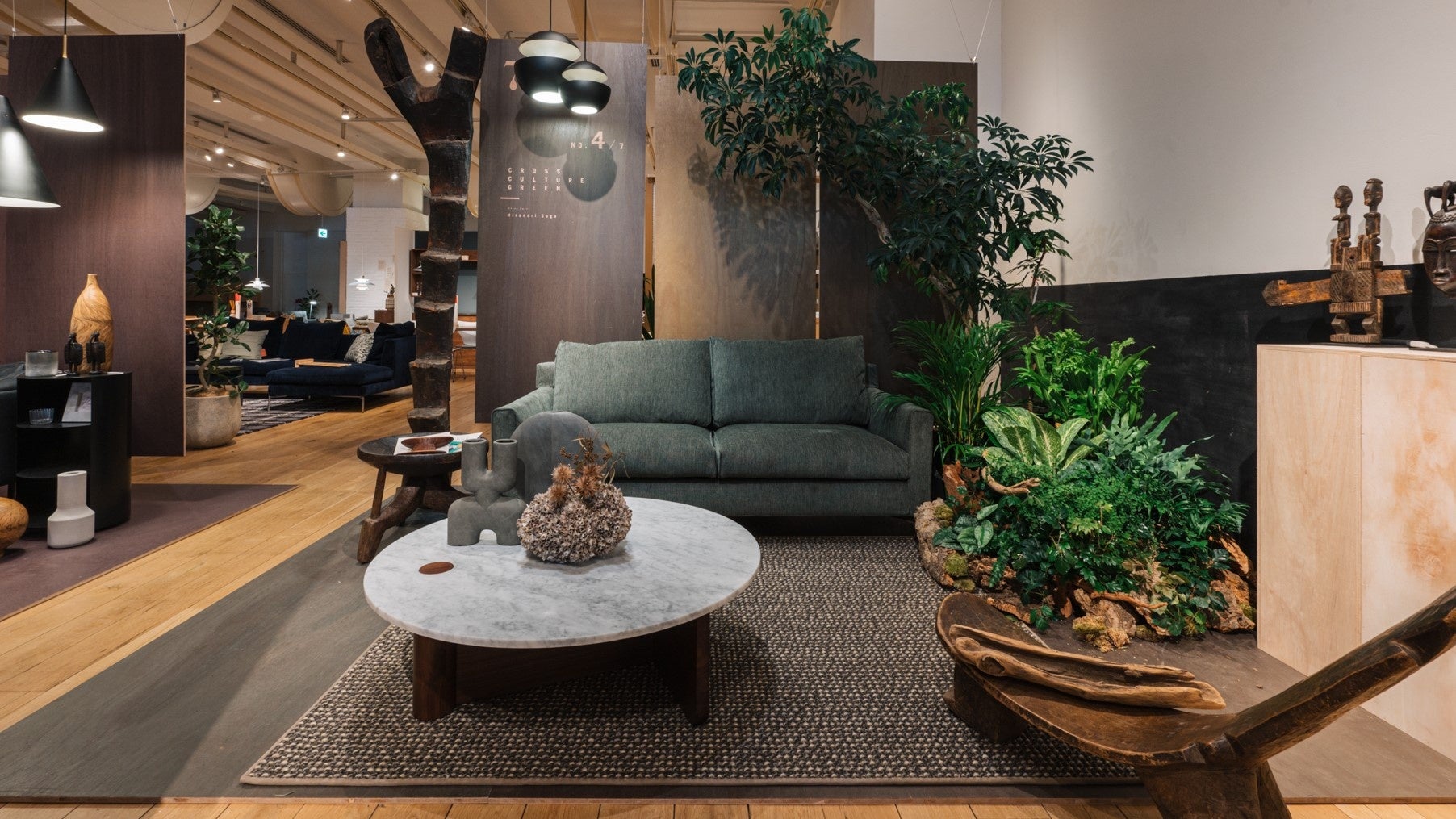 CROSS CULTURE GREEN - 異文化の緑 - STREAMLINE SOFA by eilersen