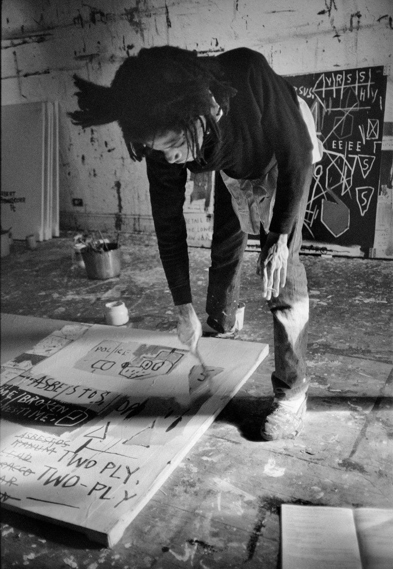 ジャン＝ミッシェル・バスキア（ローランドの撮影で知られるポートレイト、1983年）