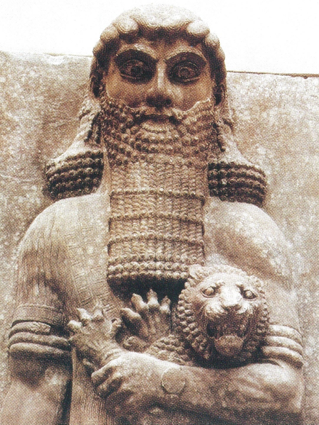  伝ギルガメシュ像（ルーヴル美術館蔵）