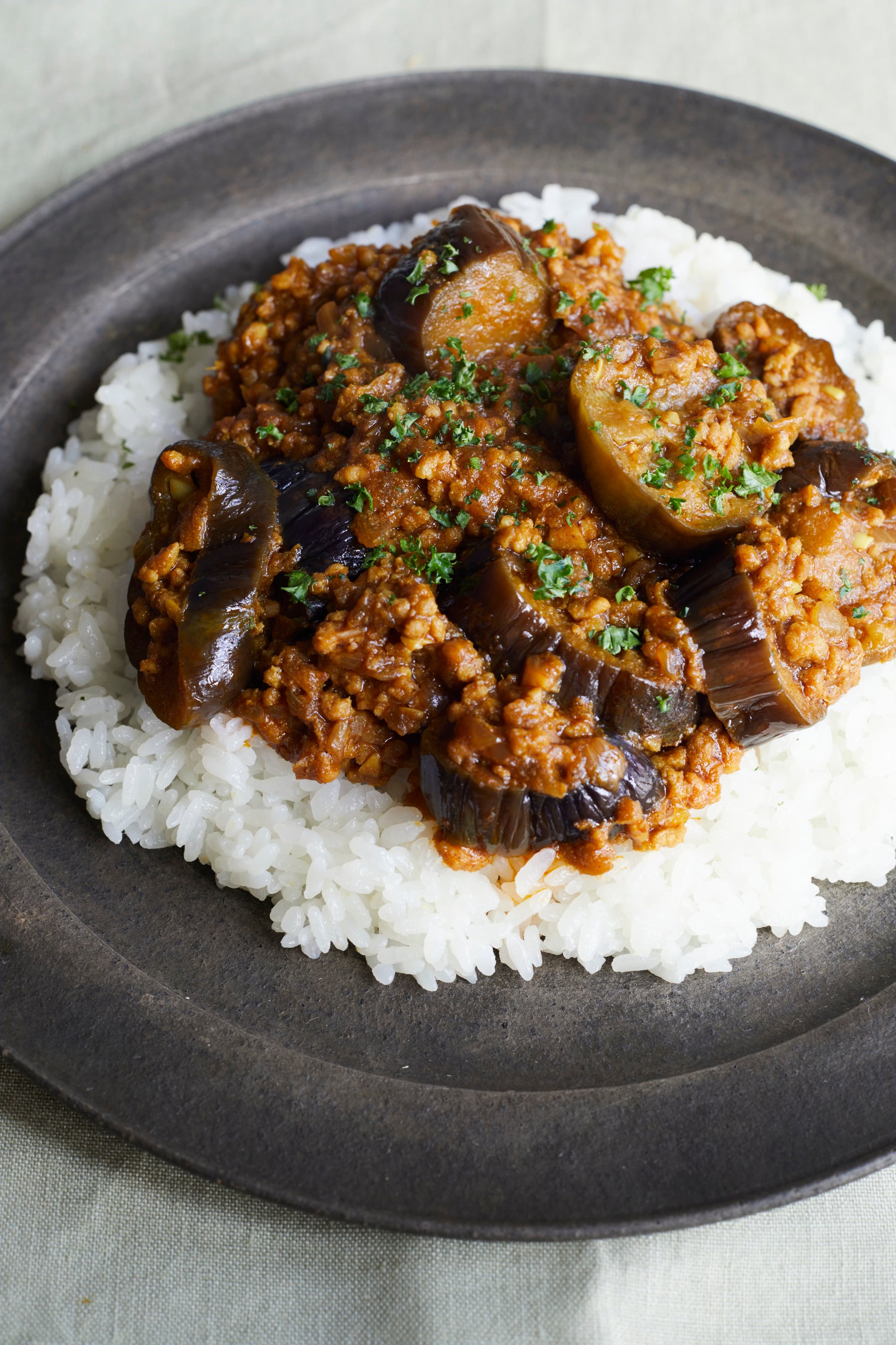なすとひき肉のカレー（イメージ写真）『内藤裕子のカレー一直線!!』