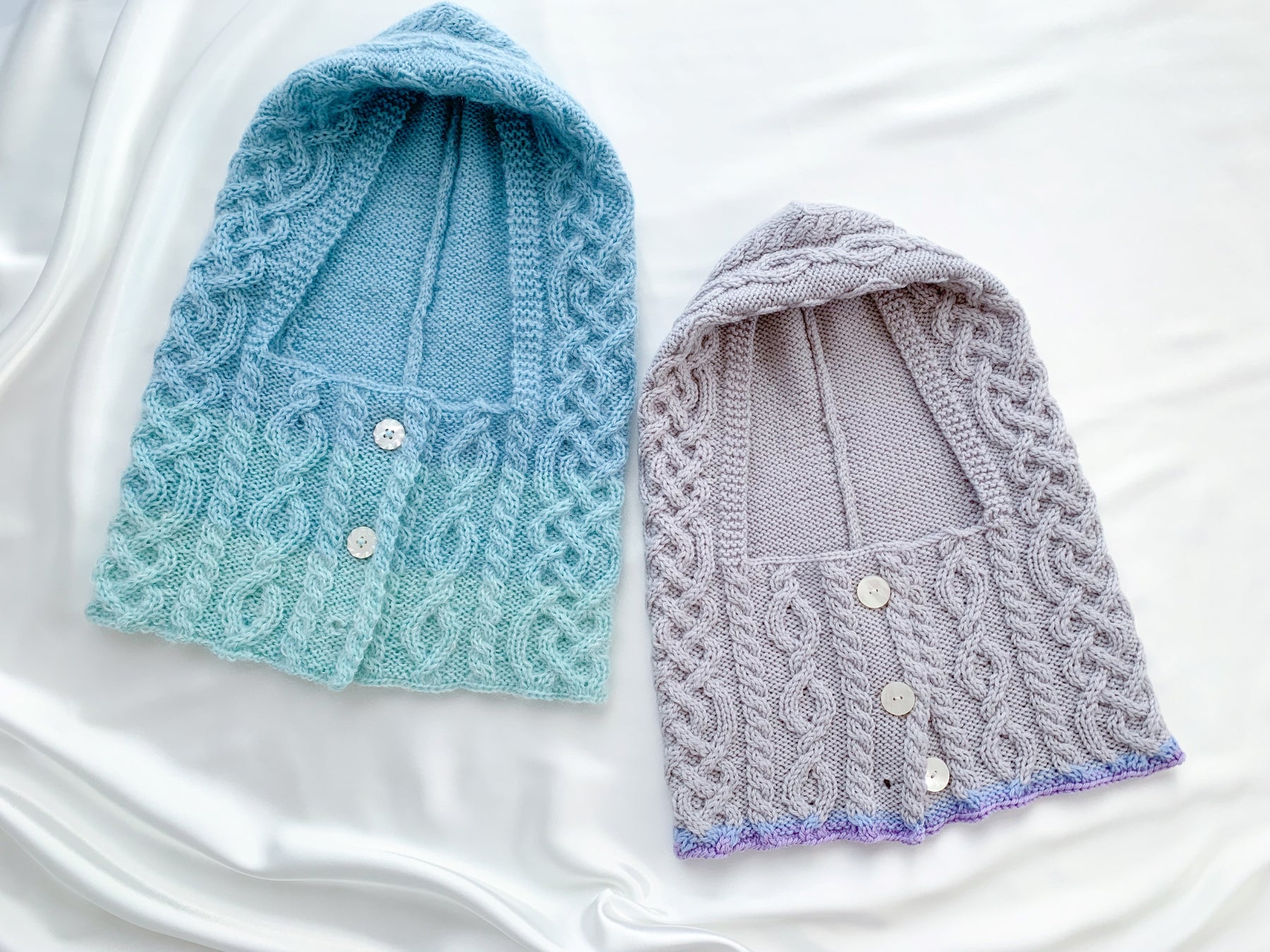 アラン模様で彩るきれい色のバラクラバを手編みしよう! アラン模様で彩るきれい色のバラクラバを手編みしよう!