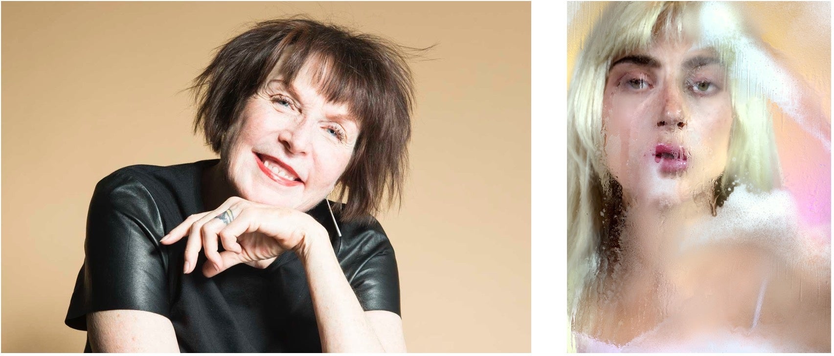 右)マリリン・ミンター《I C Gaga》2018  