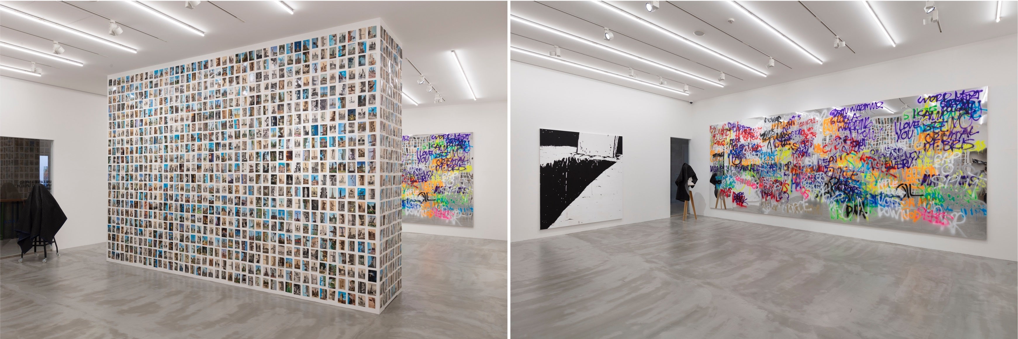 展示風景 “UNLEASHED SPEED UNLEASHED SPEECH” Curated by Stefan Brüggemann, 2020, KOTARO NUKAGA（天王洲）