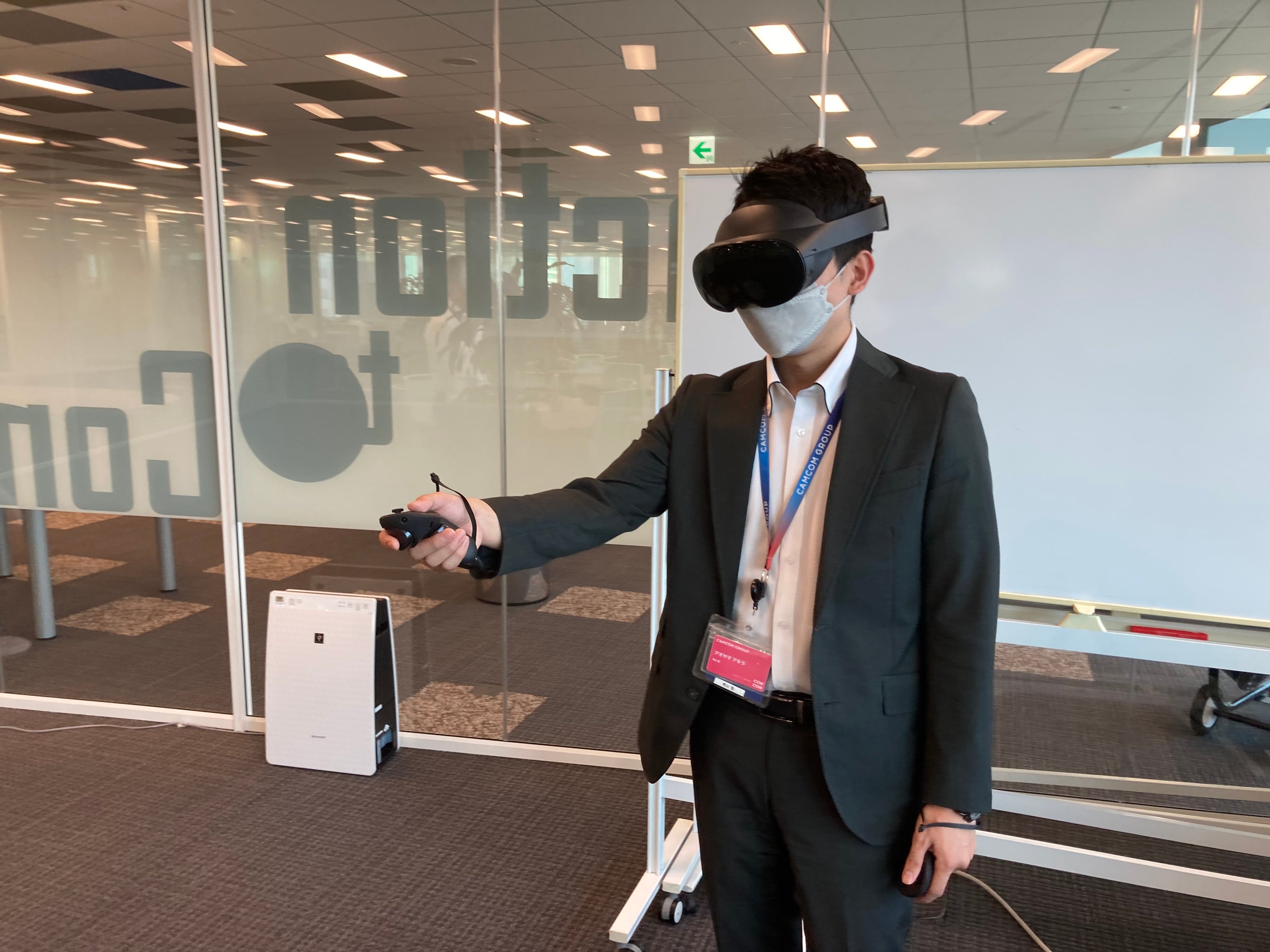 VRゴーグルで没入感ある体験も試験運用