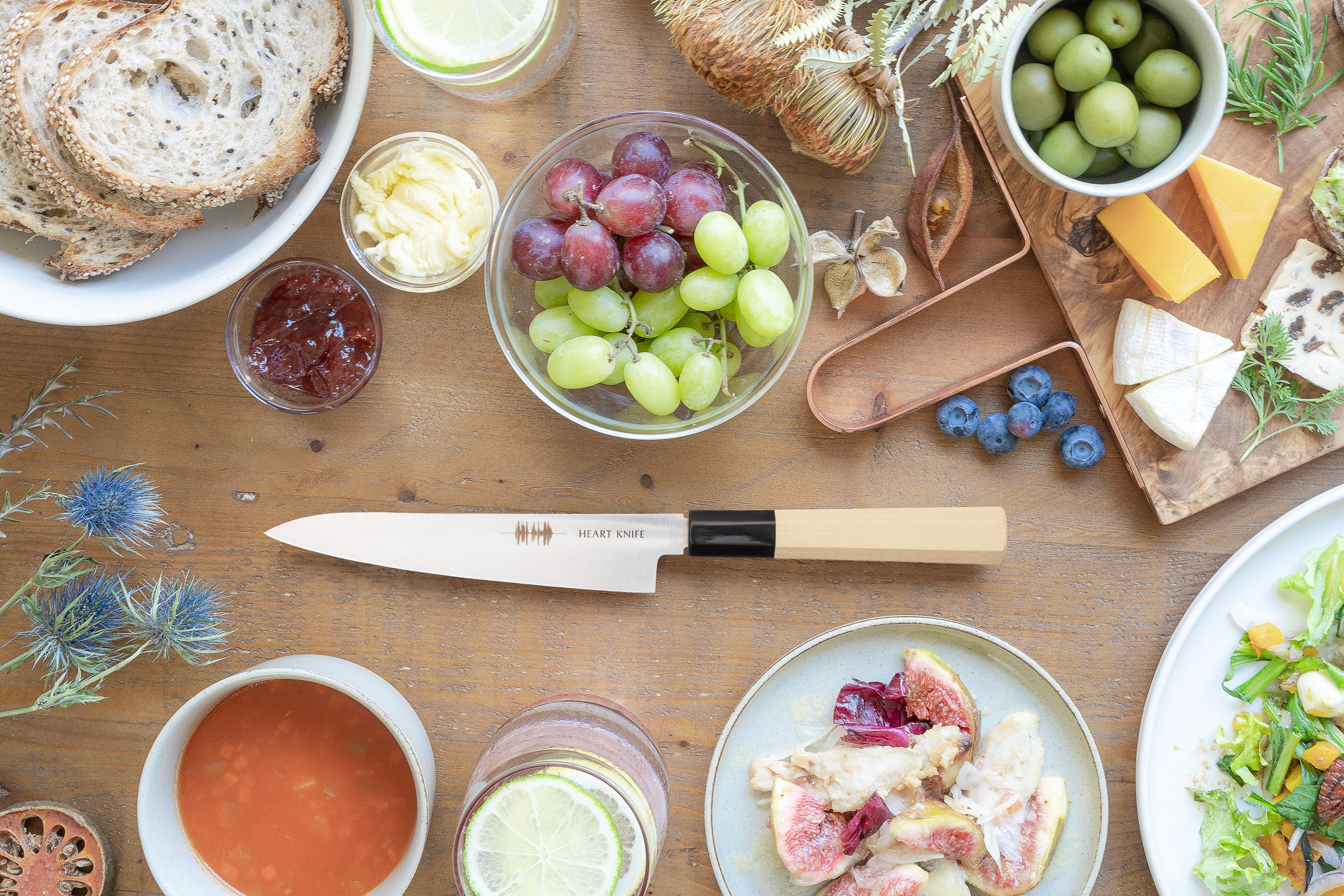 ハートナイフ ペティナイフ シルバー 朴