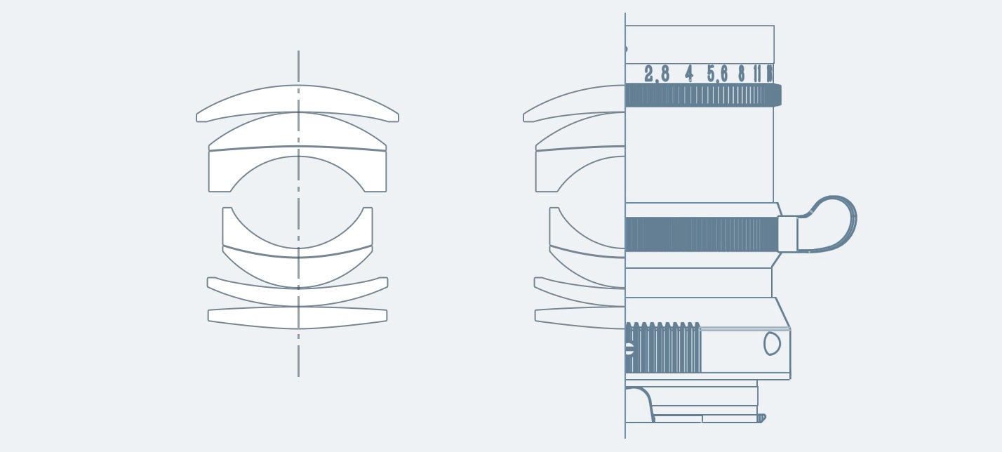 レンズ構成（５群７枚）