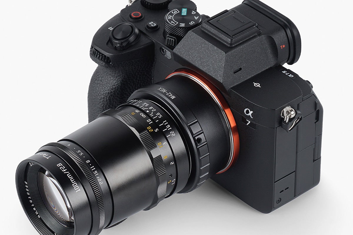 14 美品 改造レンズ　バブルボケpenti 30mm アダプター付　L39 バブルボケ・シャボン玉ボケが写る中望遠レンズ「TTArtisan 100mm f