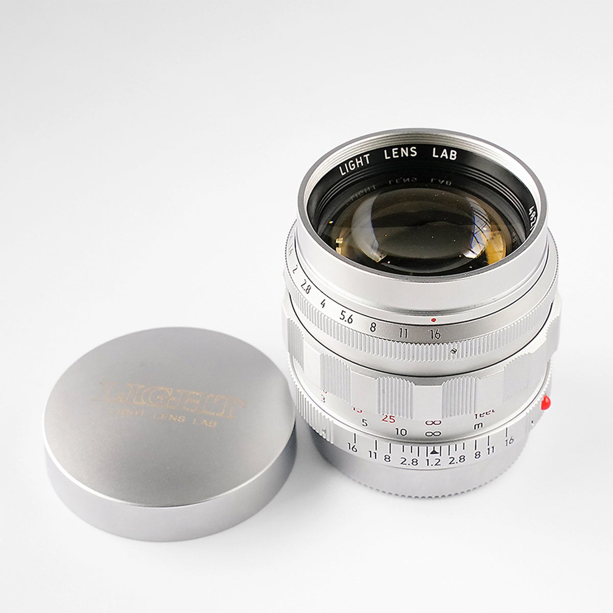 LIGHT LENS LAB 50mm f1.2 ASPH. “周ノクチ” <シルバークローム>（レンズユニット世界限定 800本）