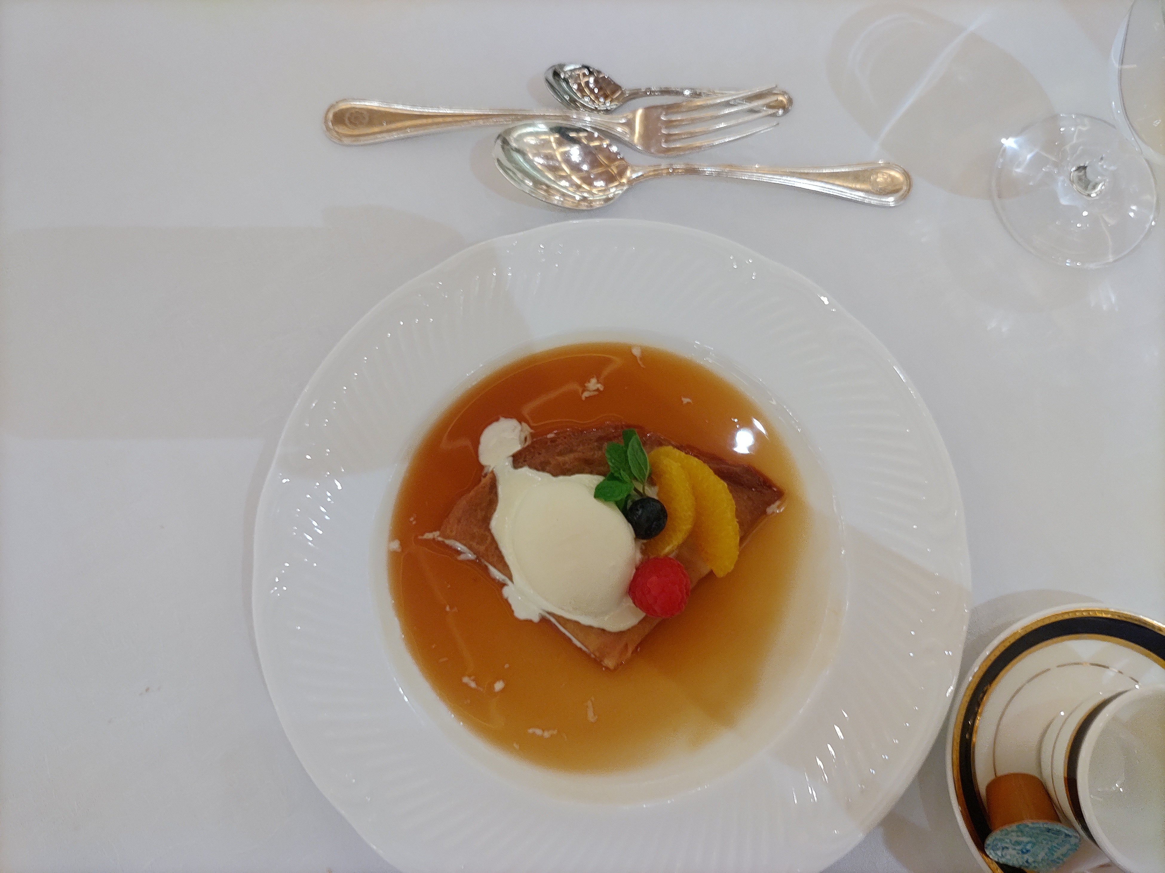 完成したクレープシュゼット