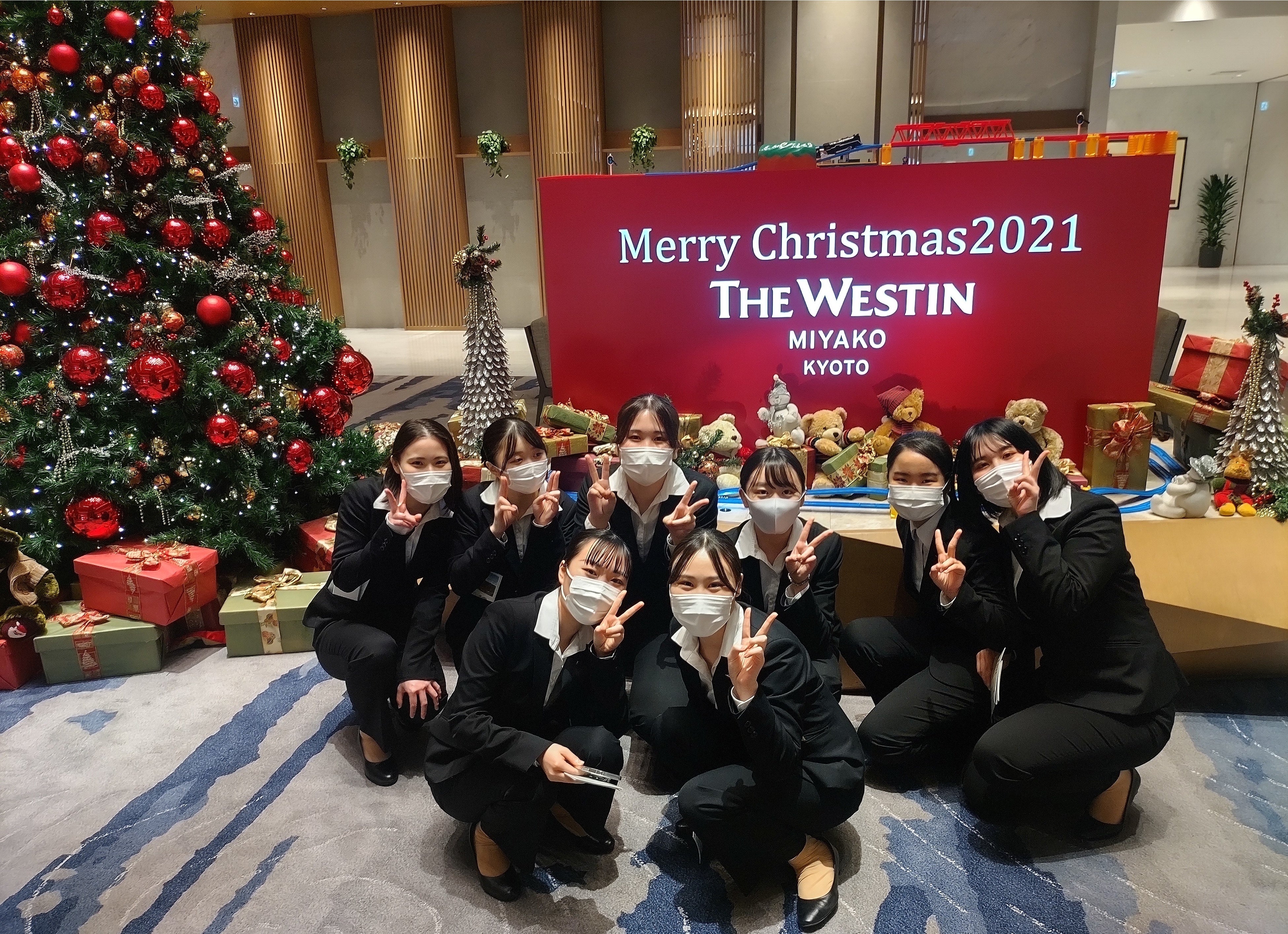 ウェスティン都ホテル京都での国内研修旅行の様子