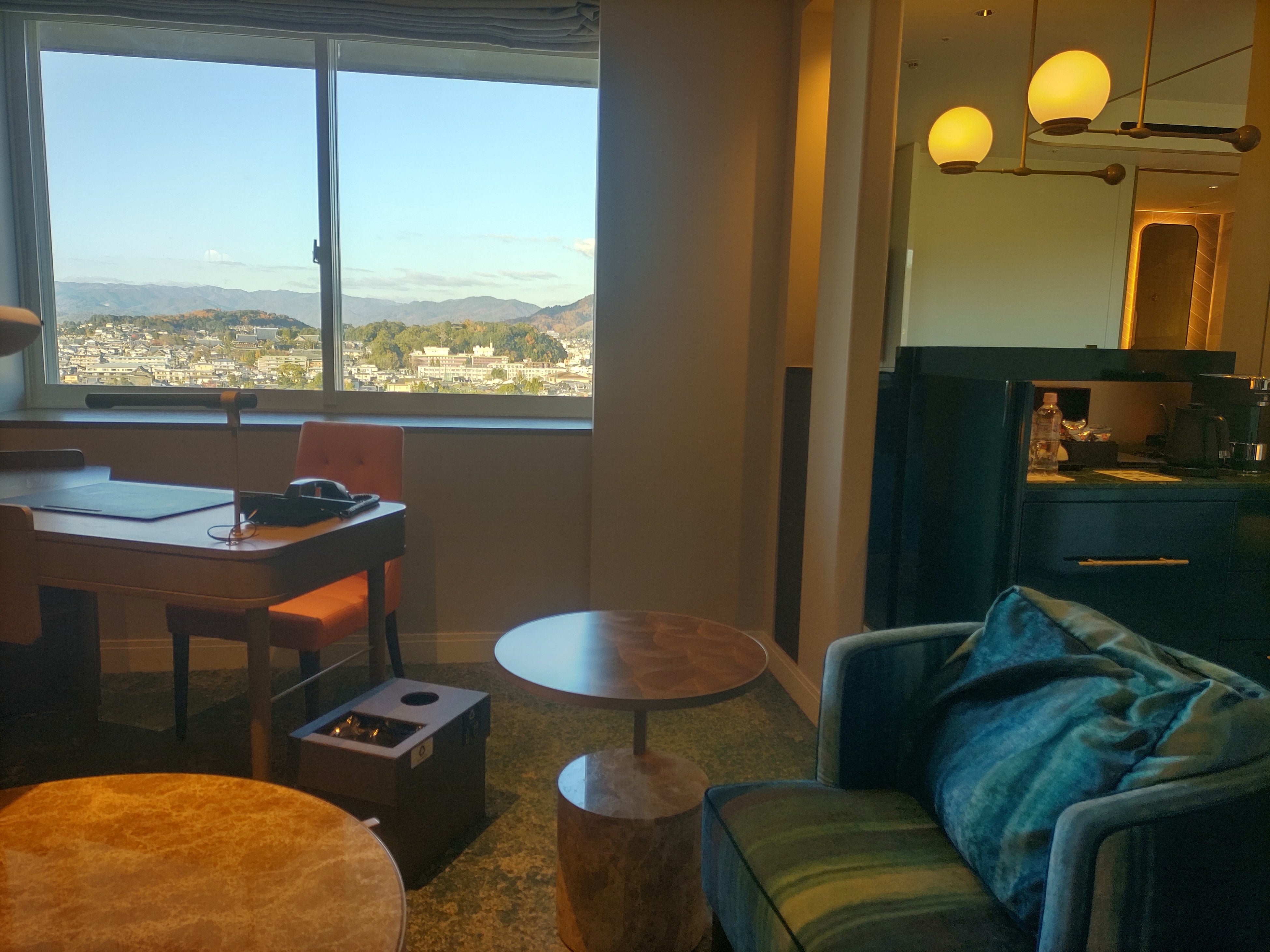 ウェスティン都ホテル京都　ジュニアスイート平安京ビュー